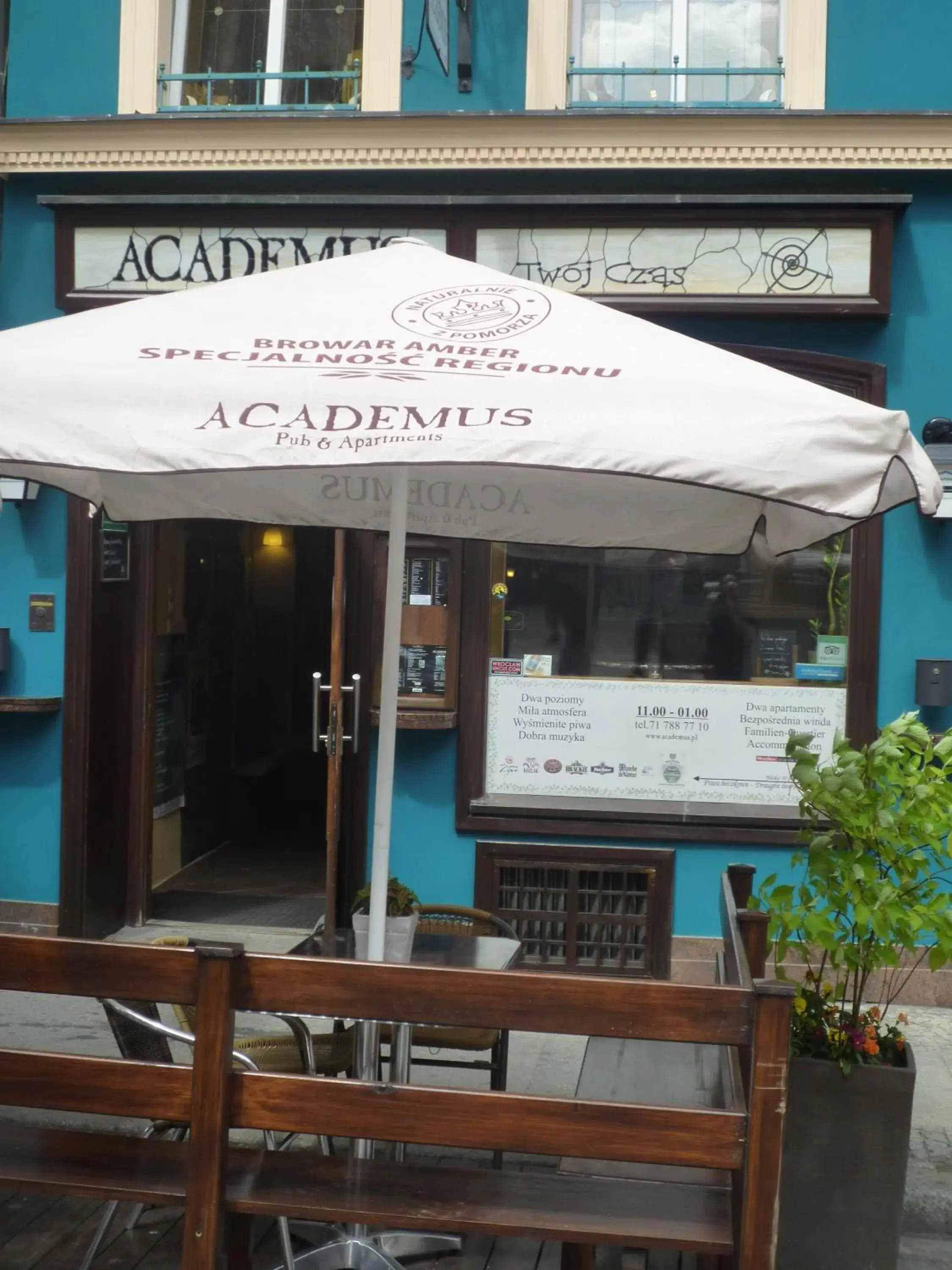 Balcony/Terrace in Academus - Cafe/Pub & Guest House