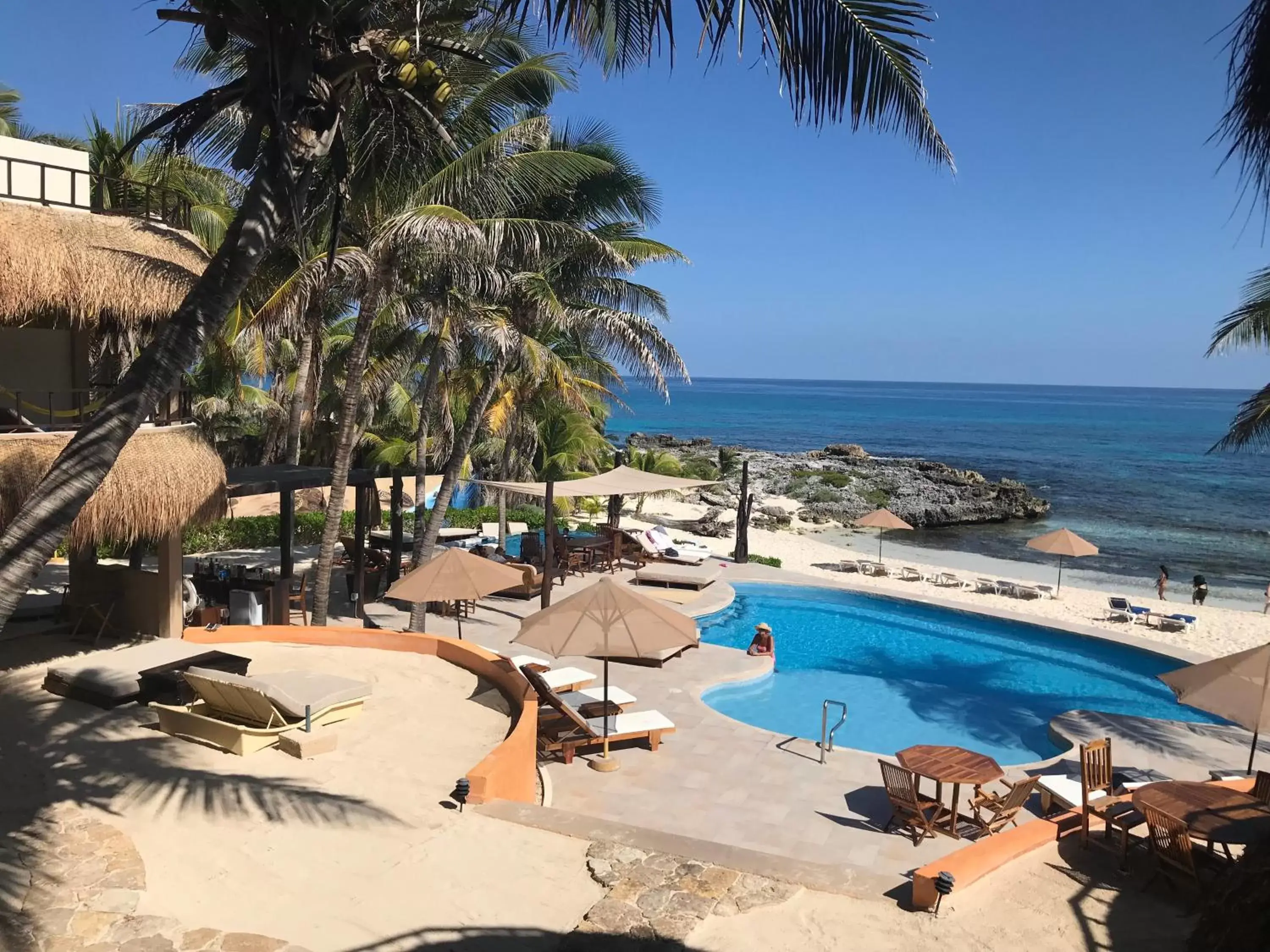 Pool View in Hotel Playa La Media Luna