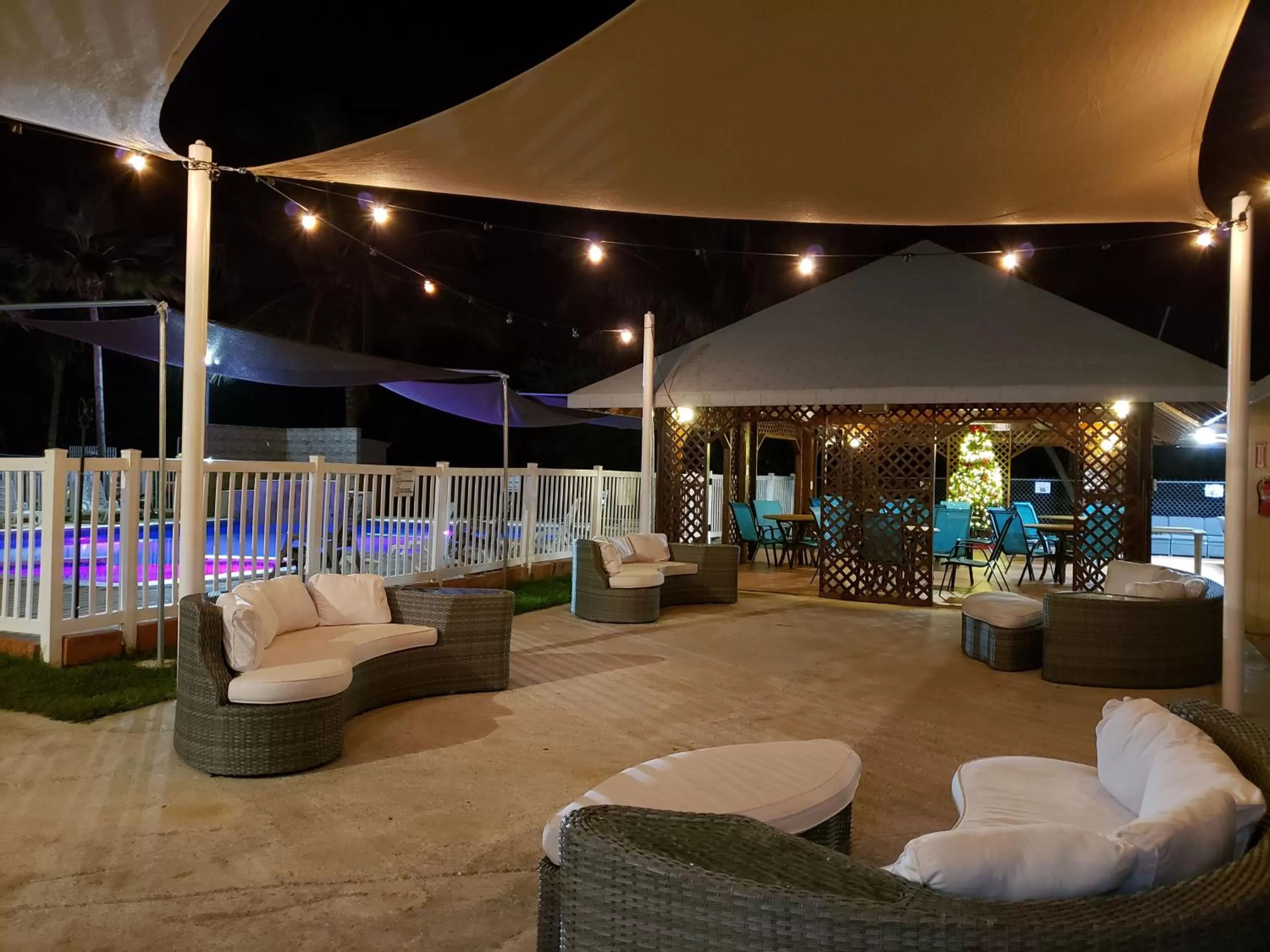 Patio in Combate Beach Resort