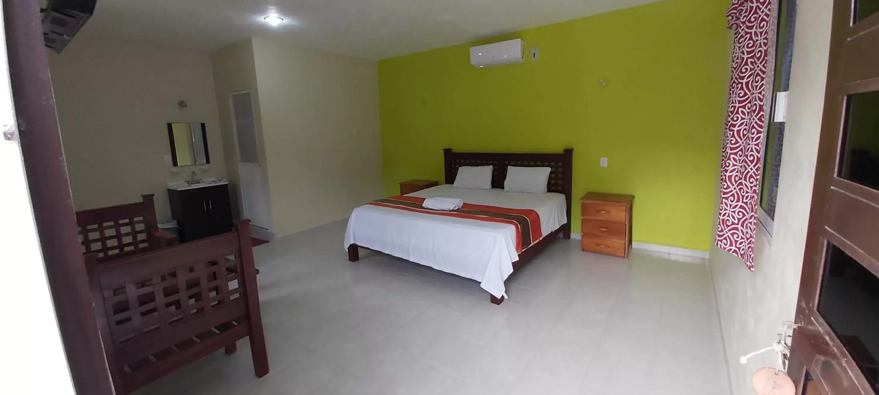 Bed in HOTEL VILLA CALAKMUL