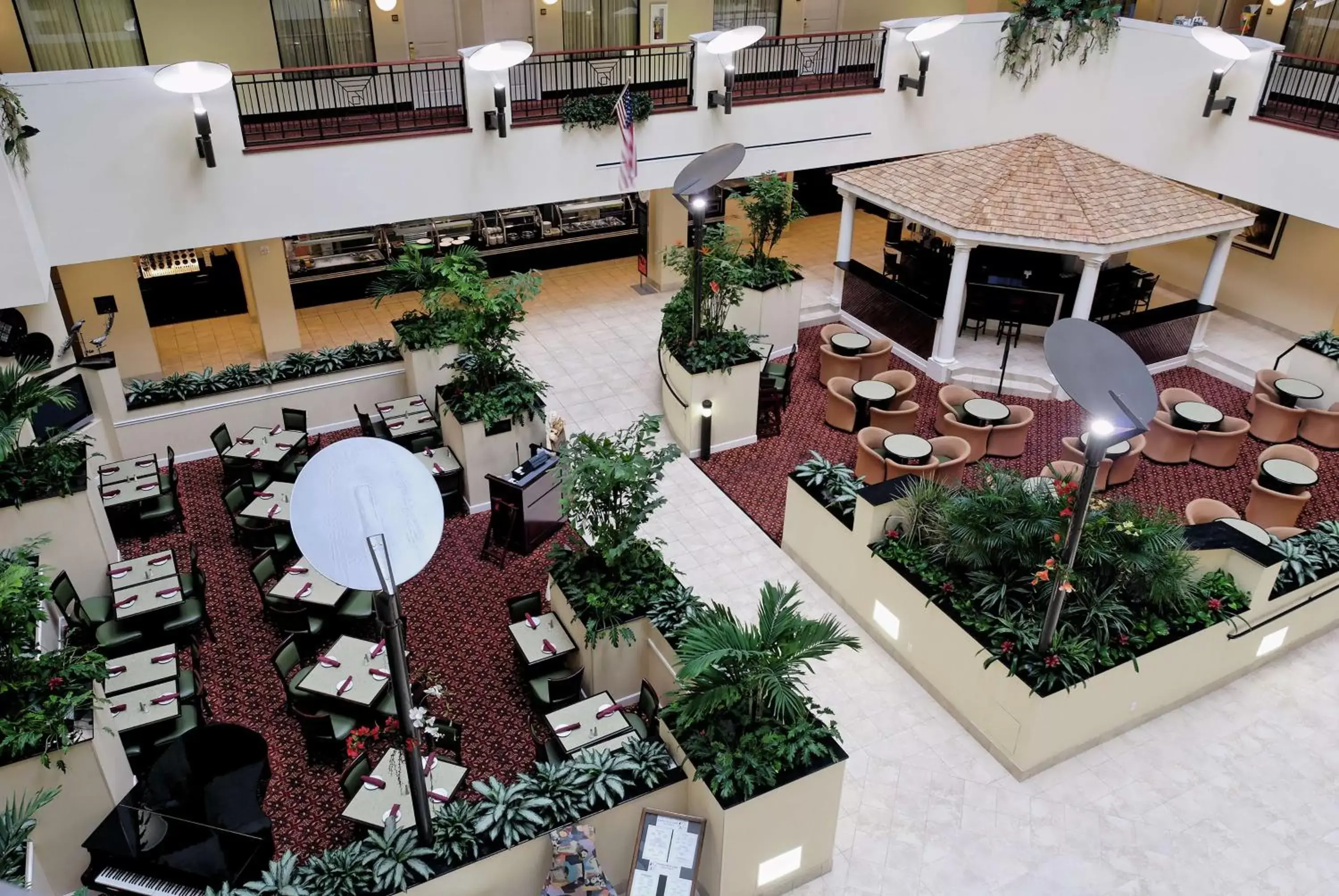 Dining area, Bird's-eye View in Embassy Suites Fort Myers - Estero