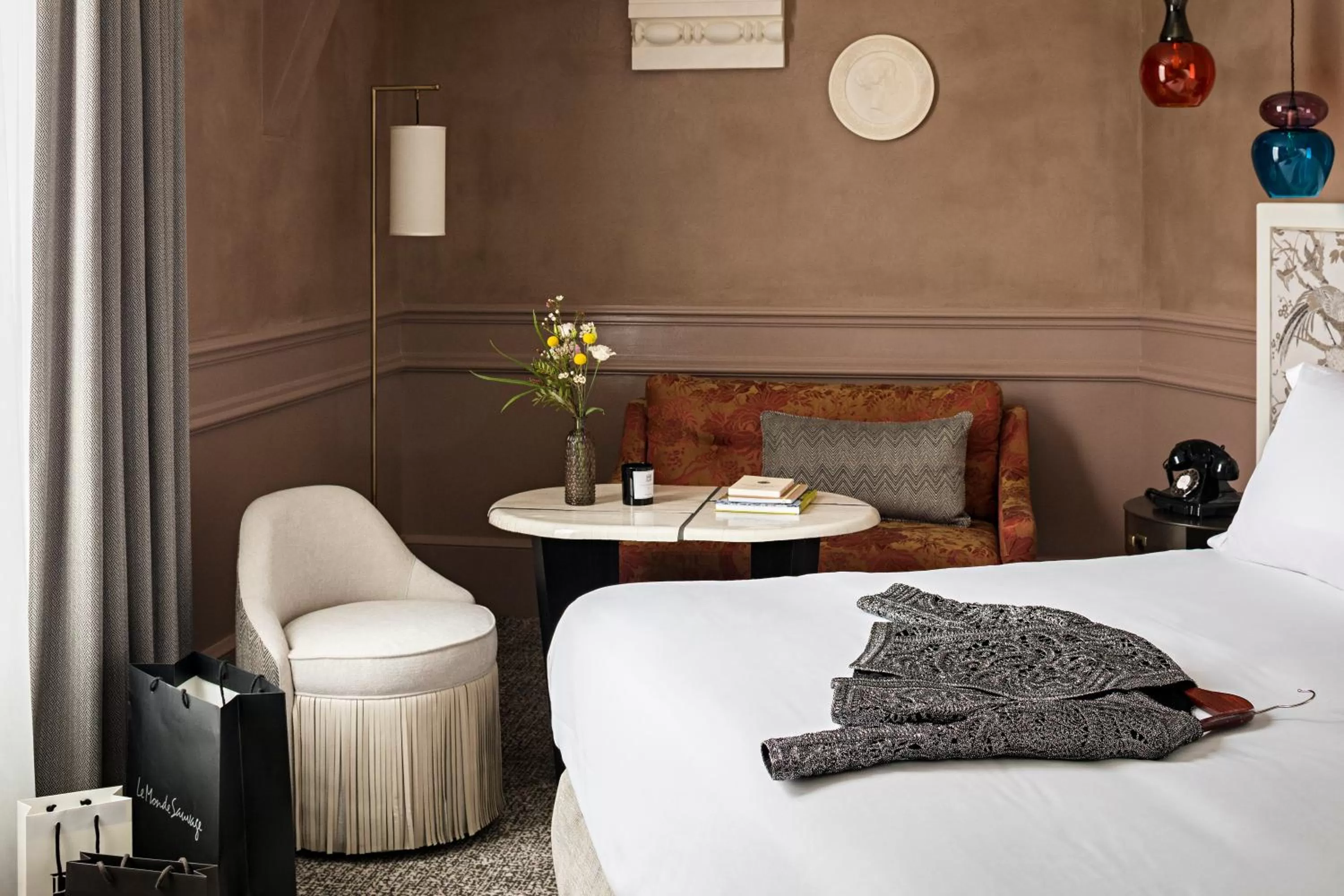 Bedroom, Bed in Sofitel Le Scribe Paris Opera