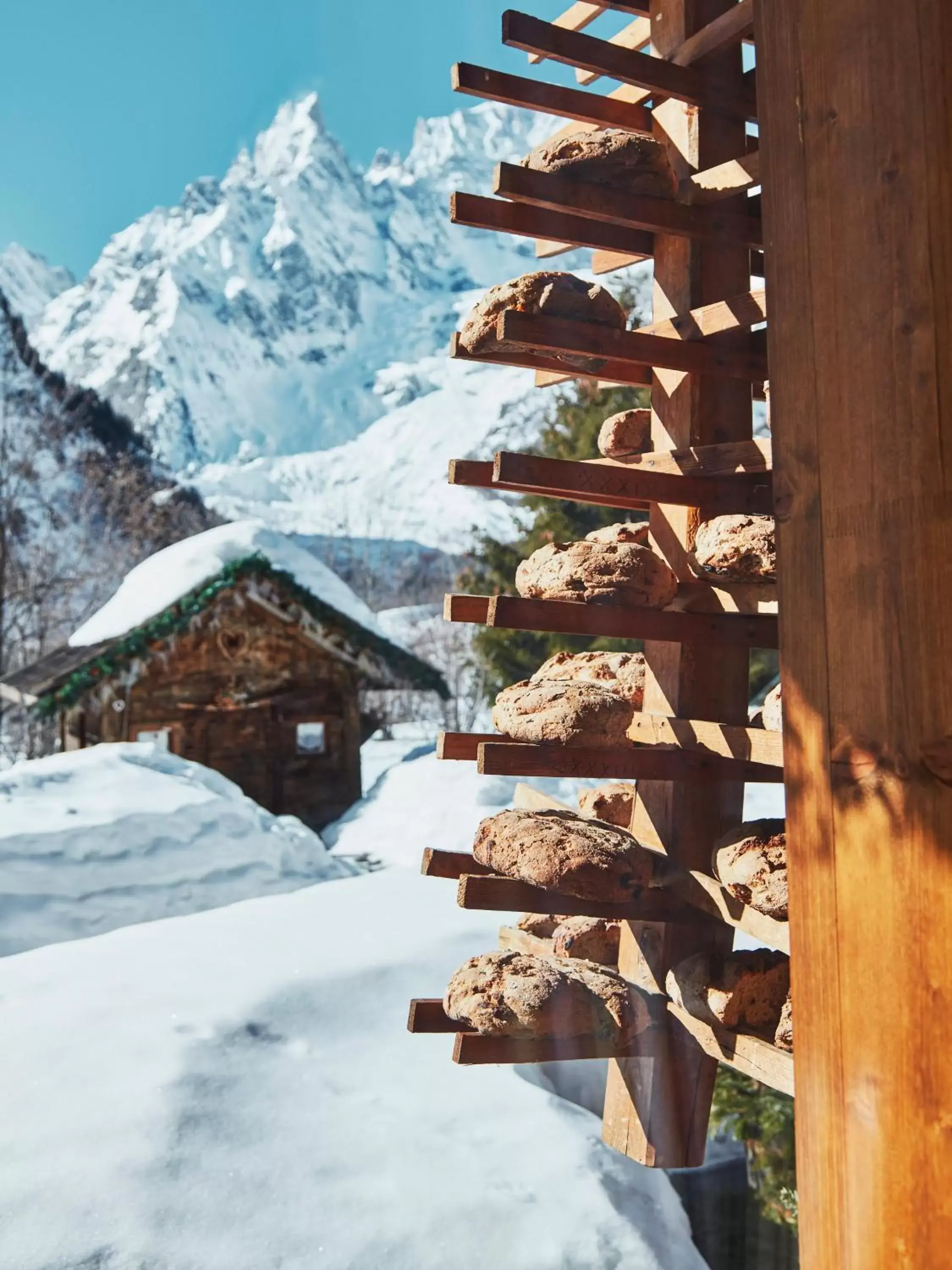 Property building, Winter in Auberge de La Maison