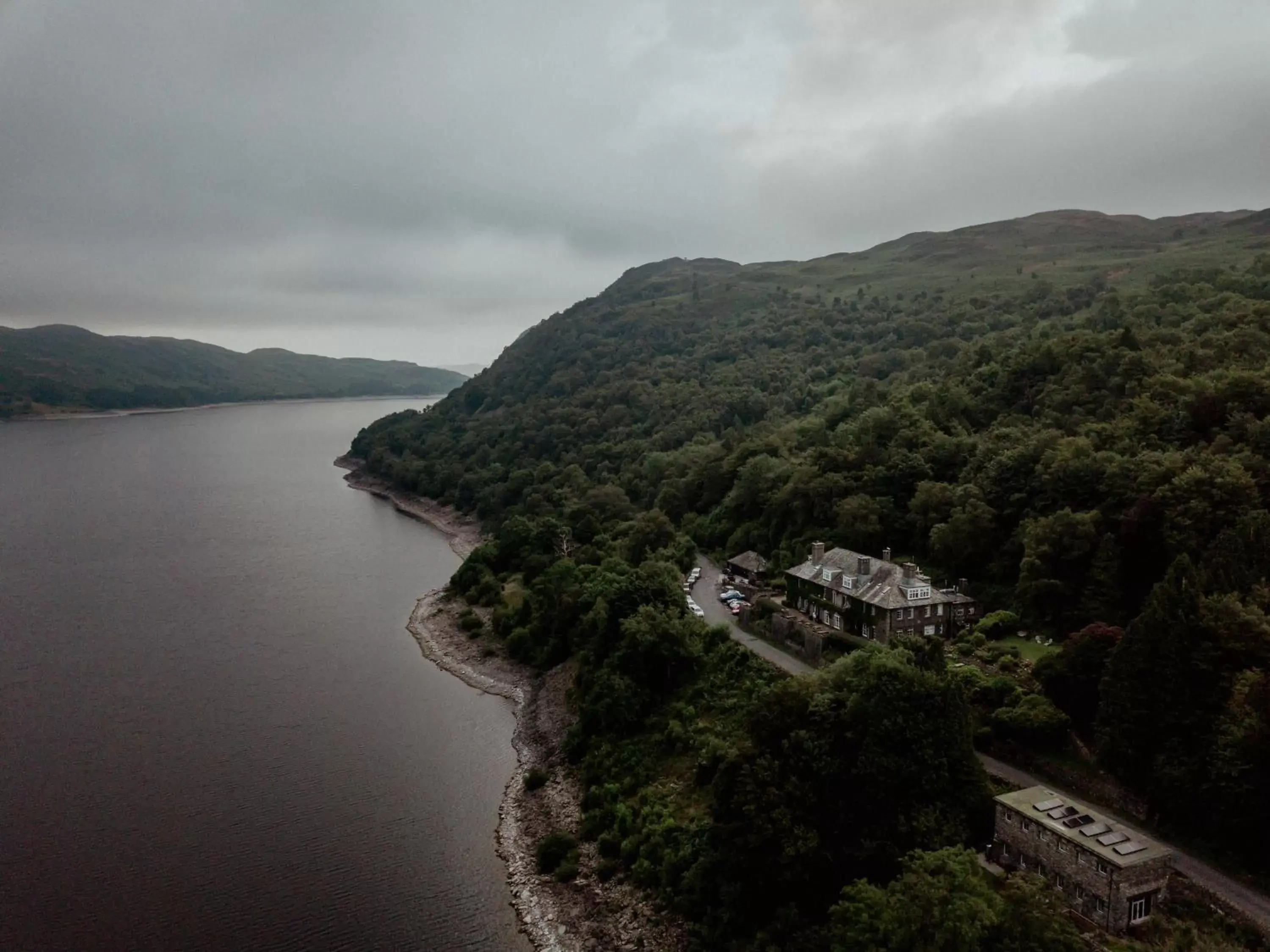 Lake view, Bird's-eye View in Haweswater Hotel