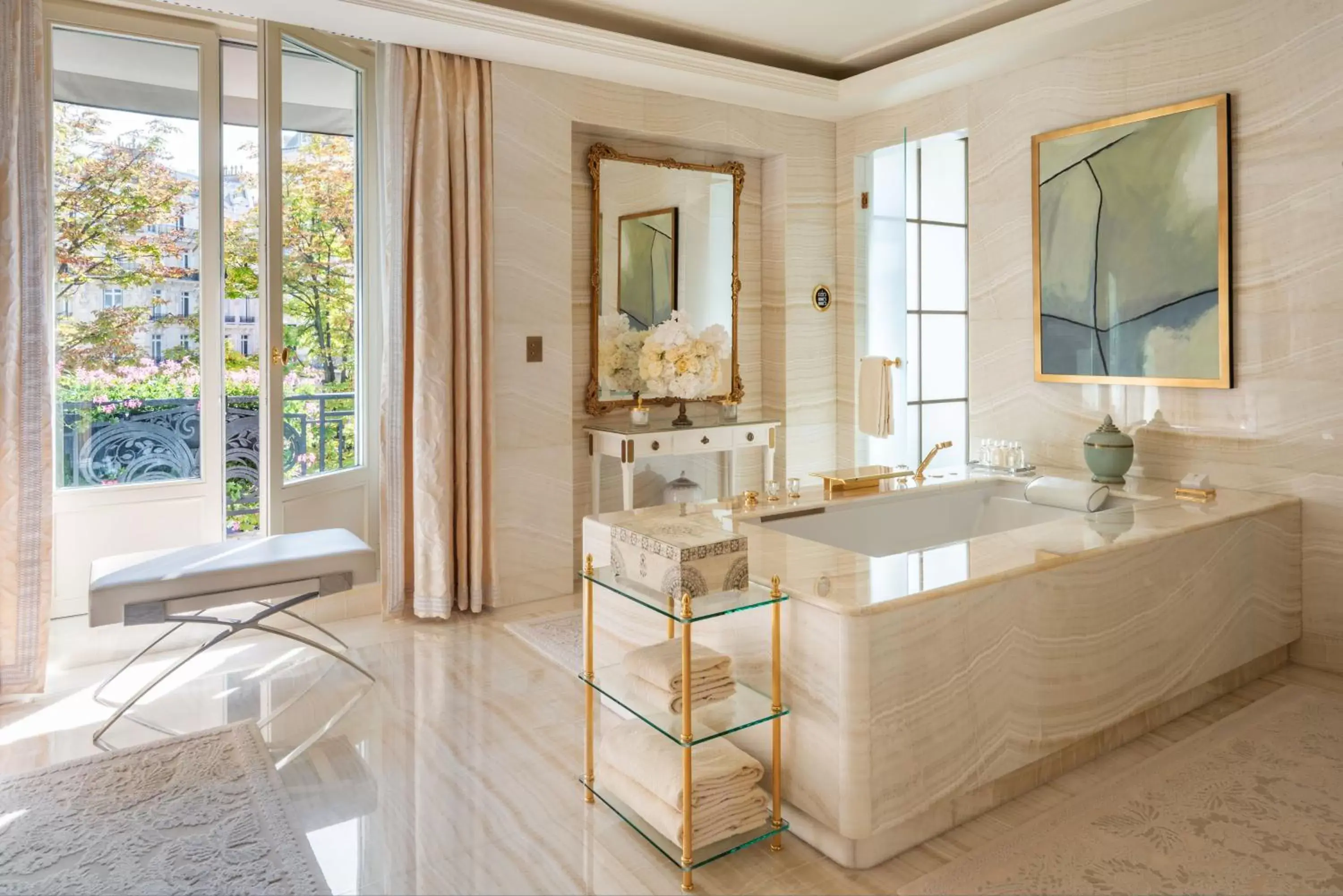 Bathroom in Four Seasons Hotel George V Paris