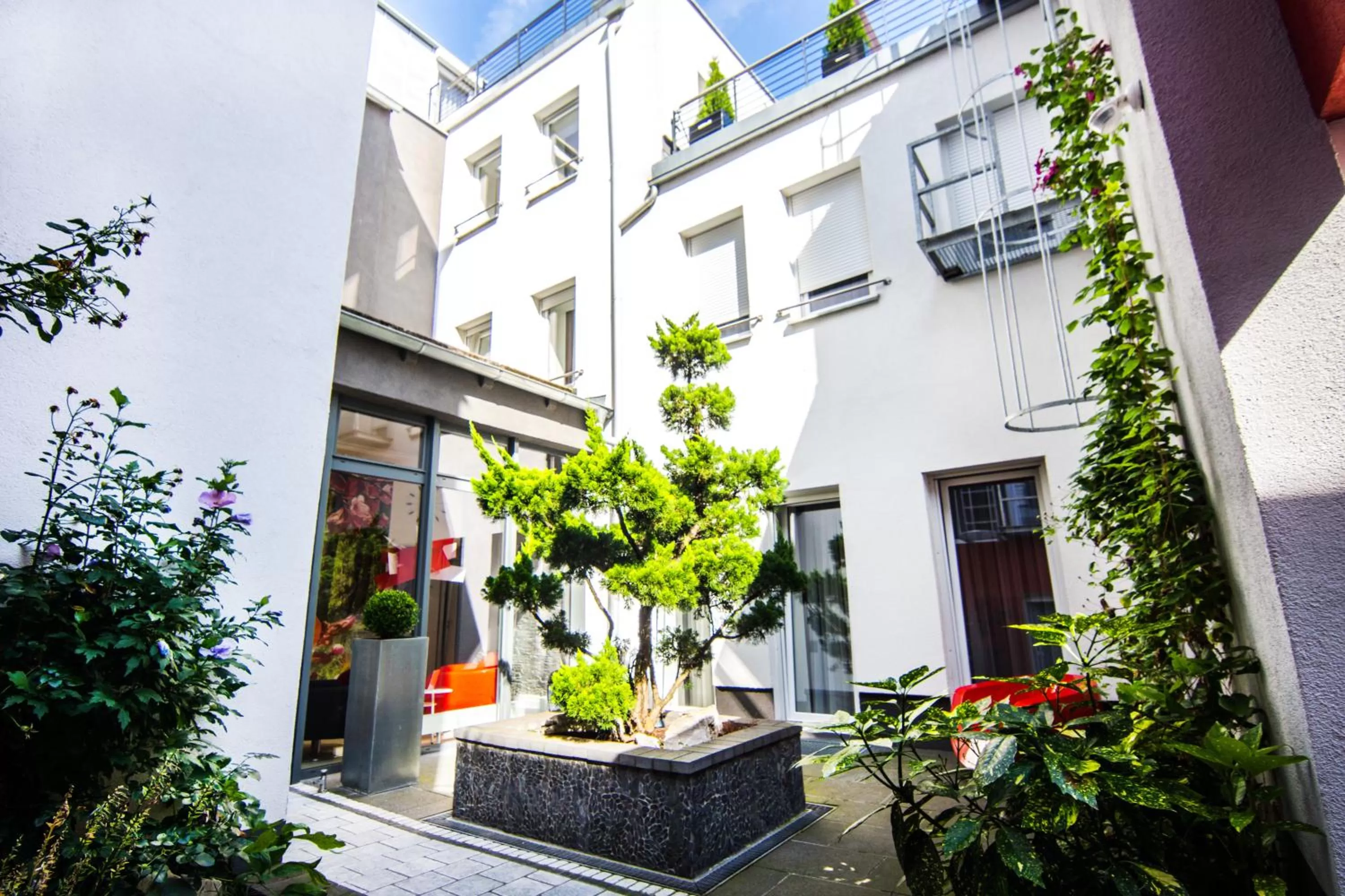 Patio in zeitwohnhaus SUITE-HOTEL & SERVICED APARTMENTS