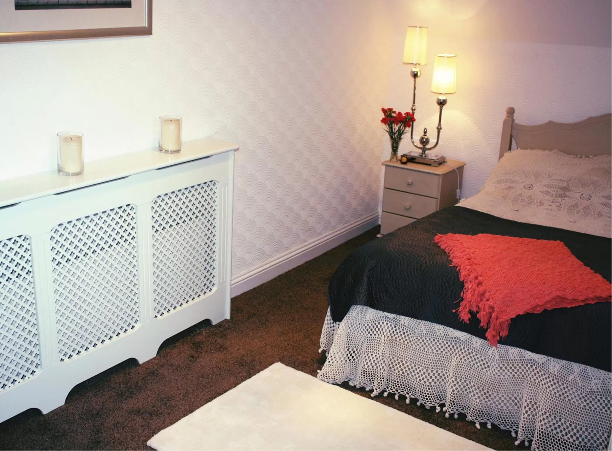 Bed in Beaufort House Accomodation