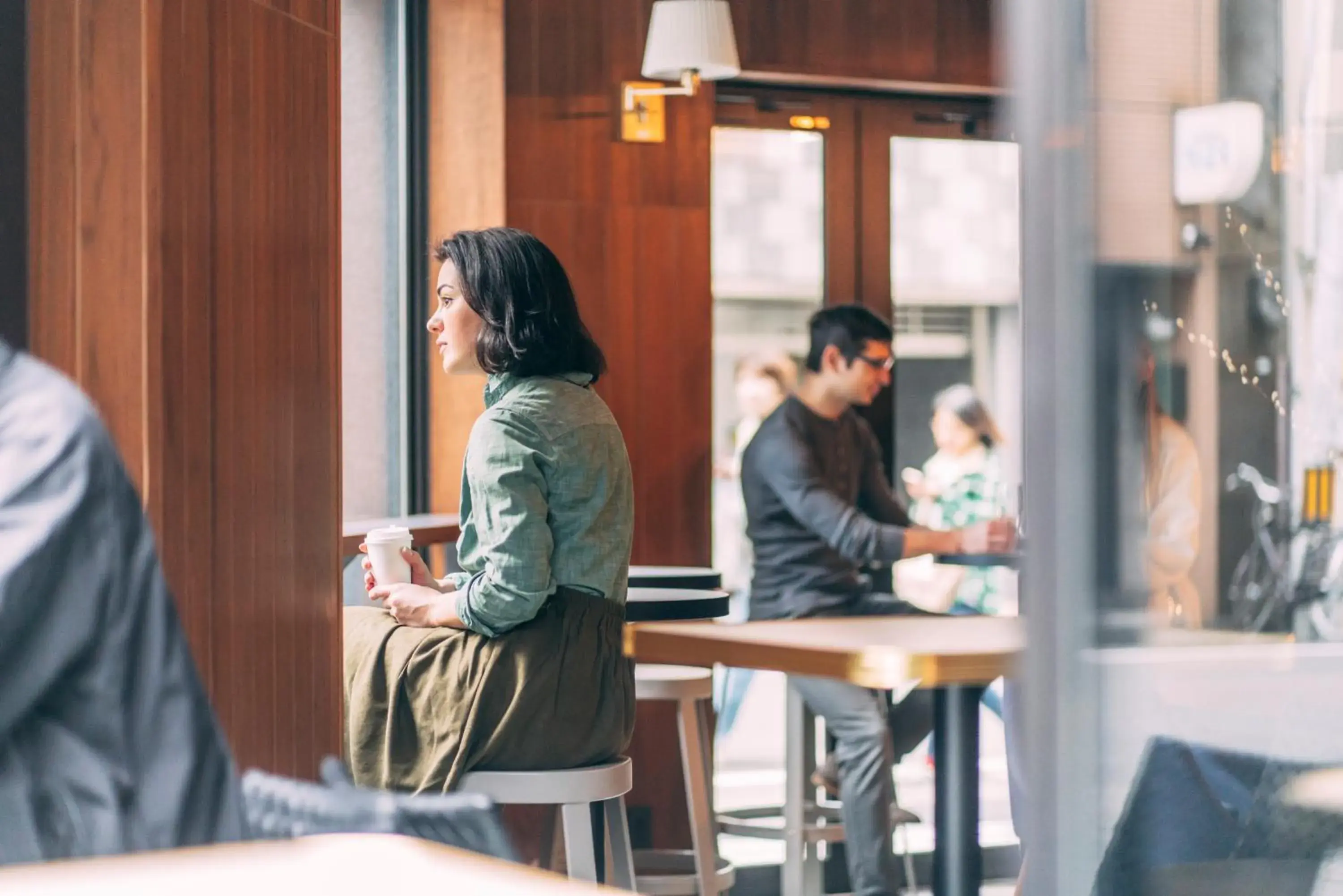 Lounge or bar in IMANO OSAKA SHINSAIBASHI HOSTEL Lounge or bar in IMANO OSAKA SHINSAIBASHI HOSTEL