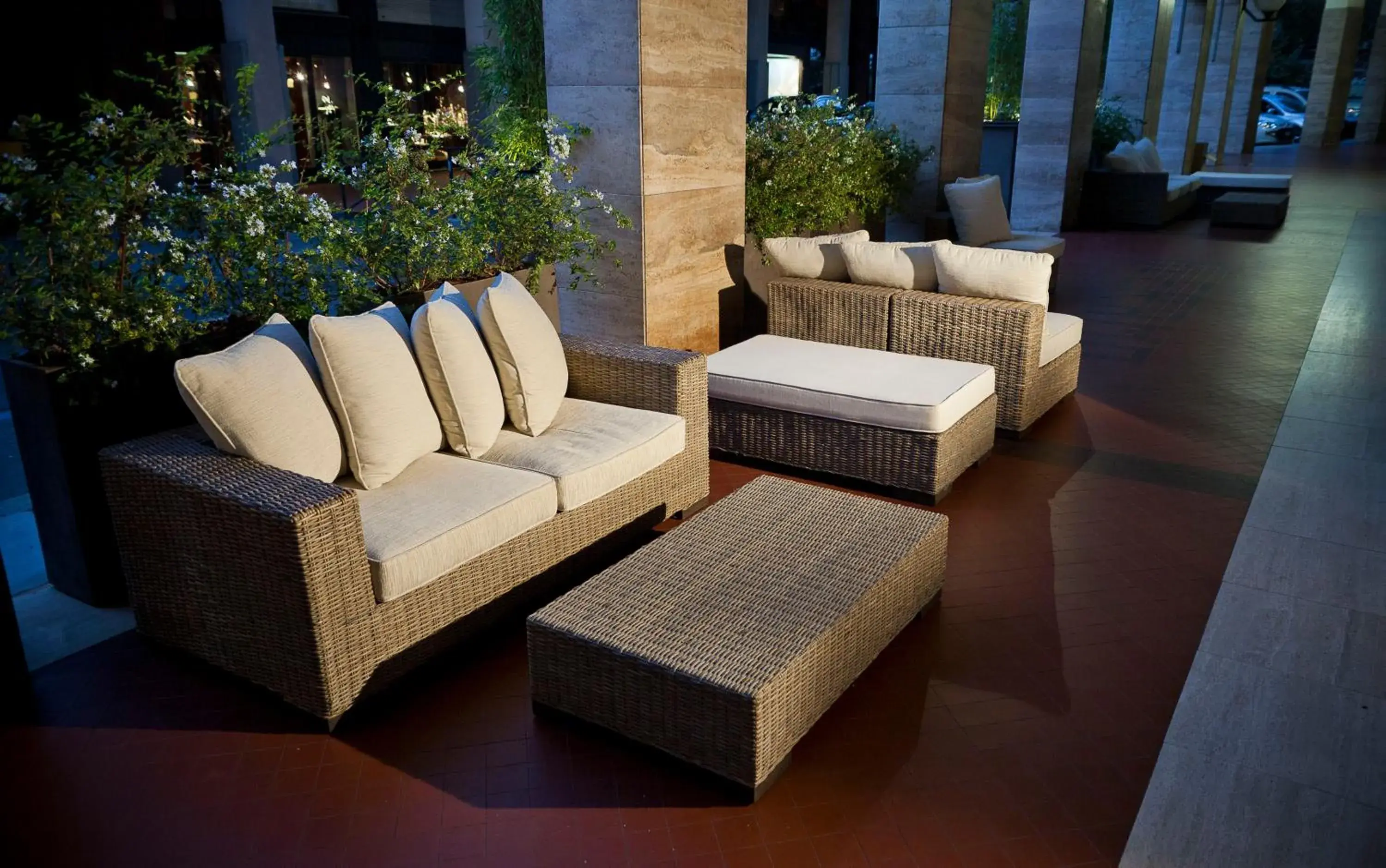 Patio, Seating Area in Hotel Aleramo