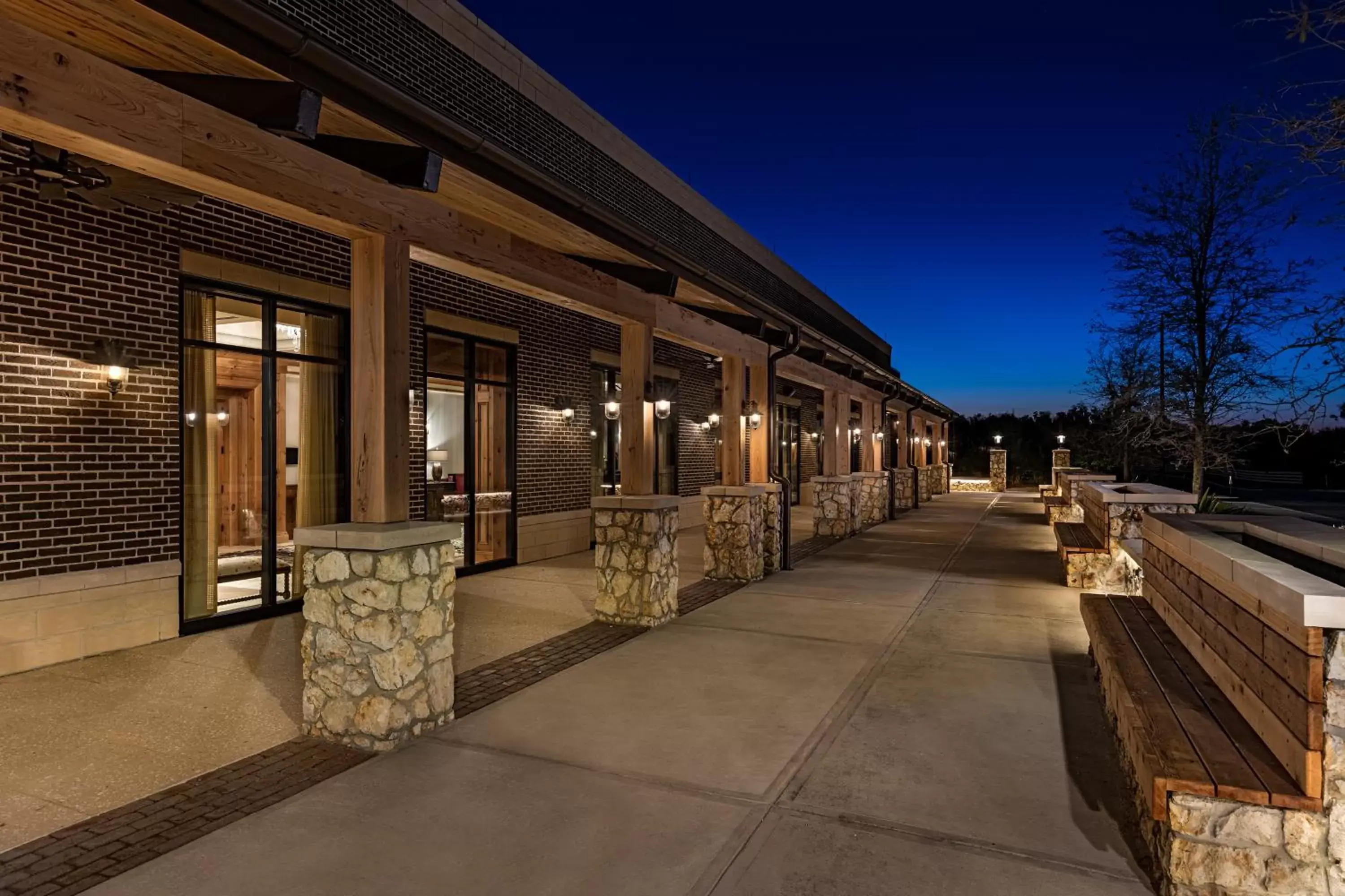 Patio in The Brownwood Hotel & Spa