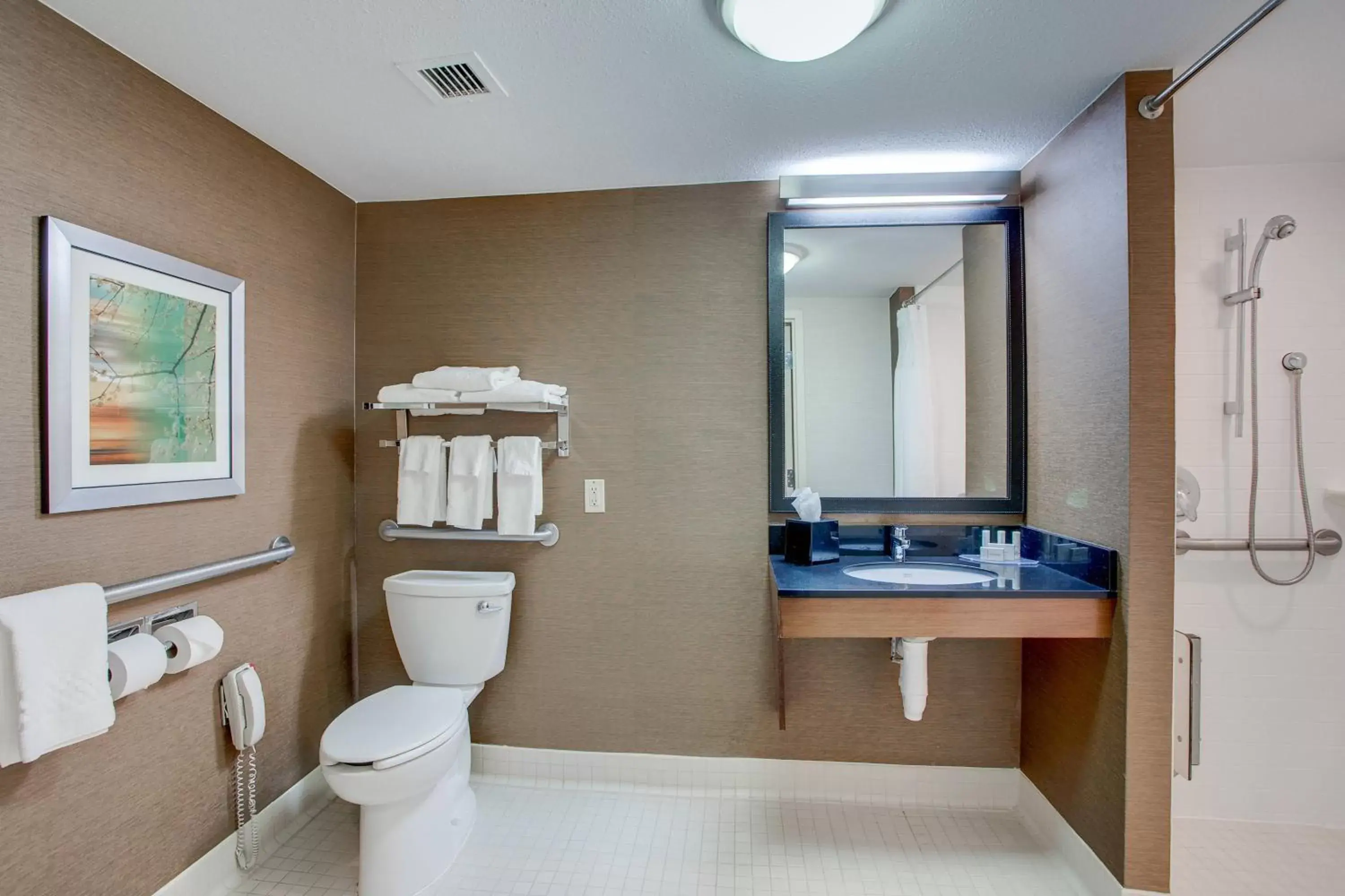 Bathroom in Fairfield Inn by Marriott Amesbury