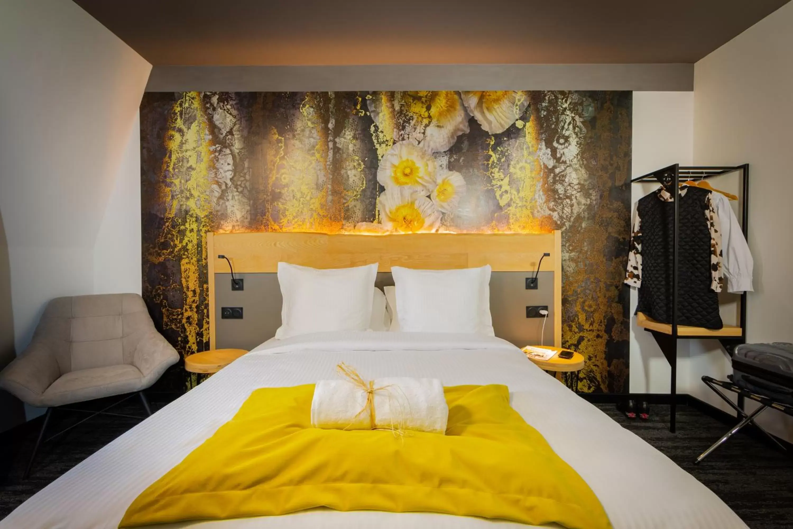 Bedroom, Bed in Berti Hotel - Mulhouse Centre Gare