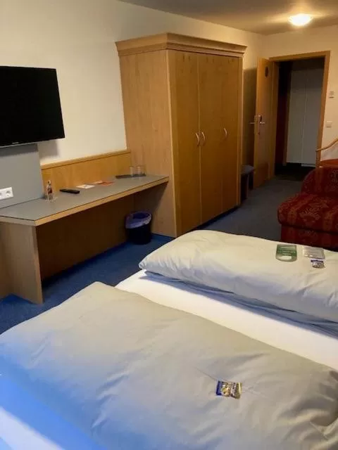 Bedroom, Bed in Gasthof Krone Hotel & Restaurant