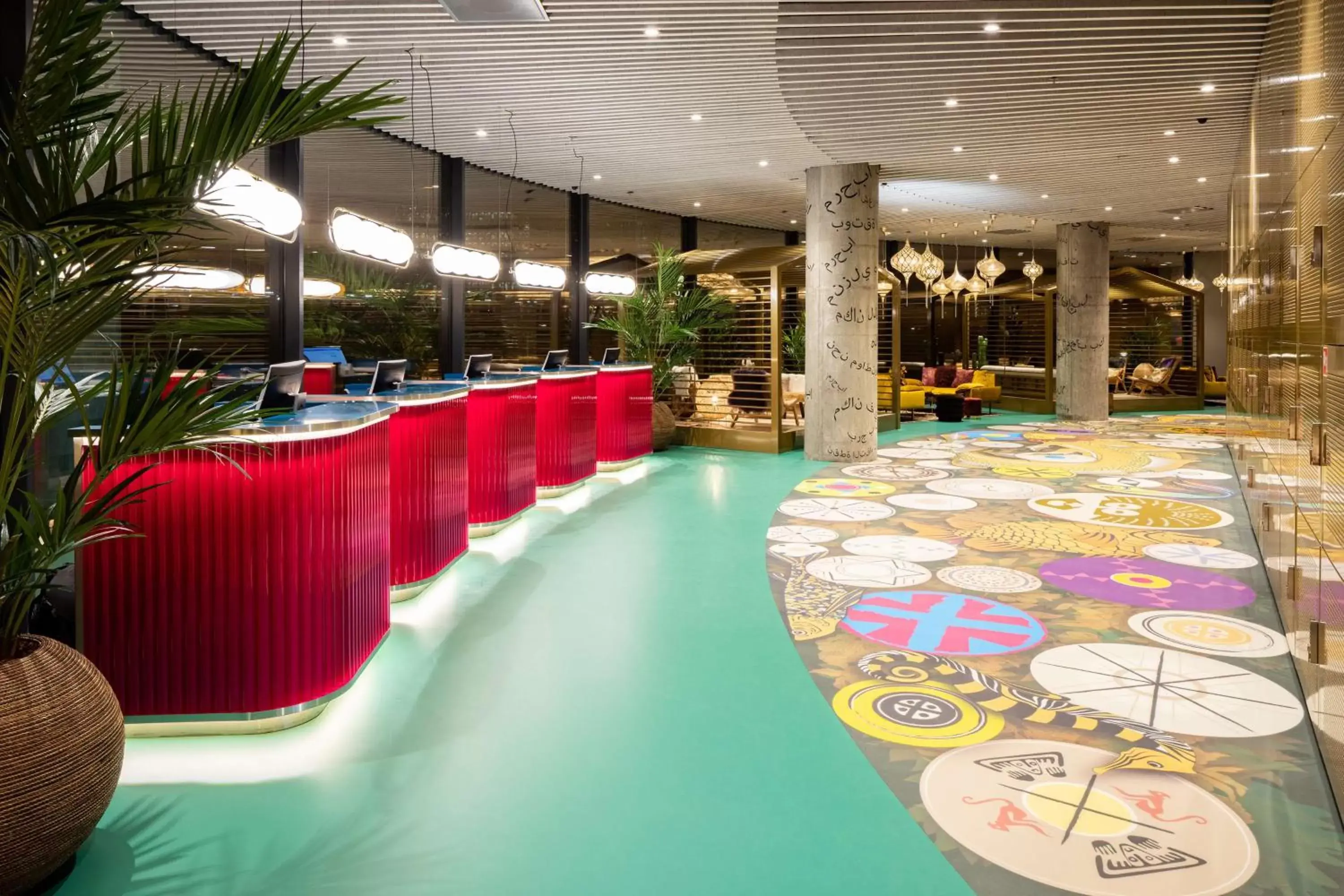 Lobby or reception in nhow Amsterdam Rai