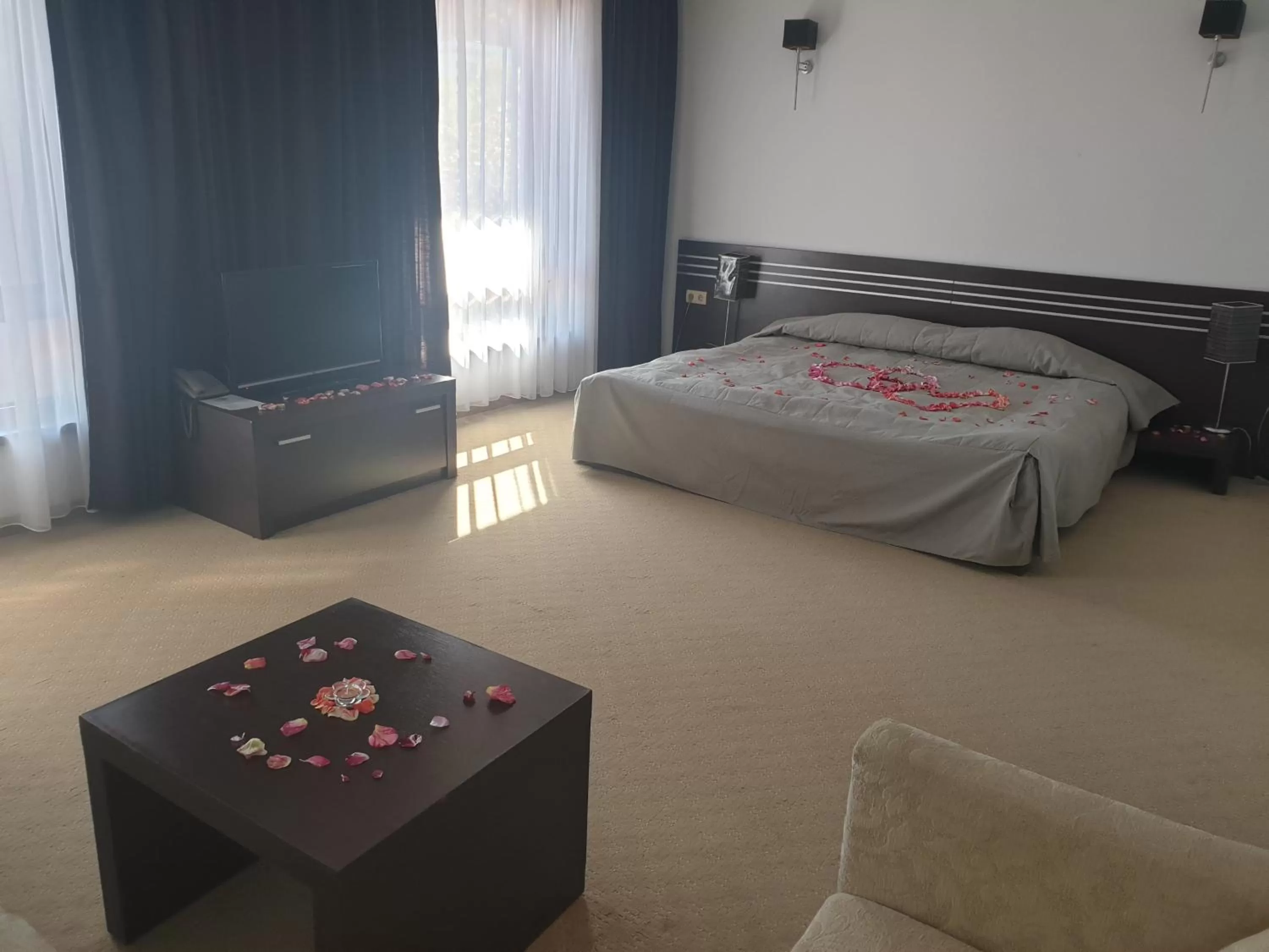 Bed in Hotel Presidivm Palace