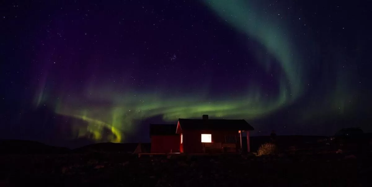 Natural landscape in Jakobselvkaia