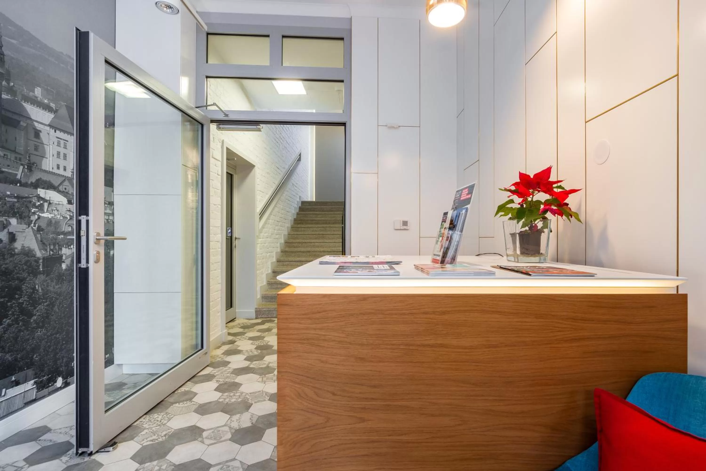 Lobby or reception in Riverside Aparthotel Cracow