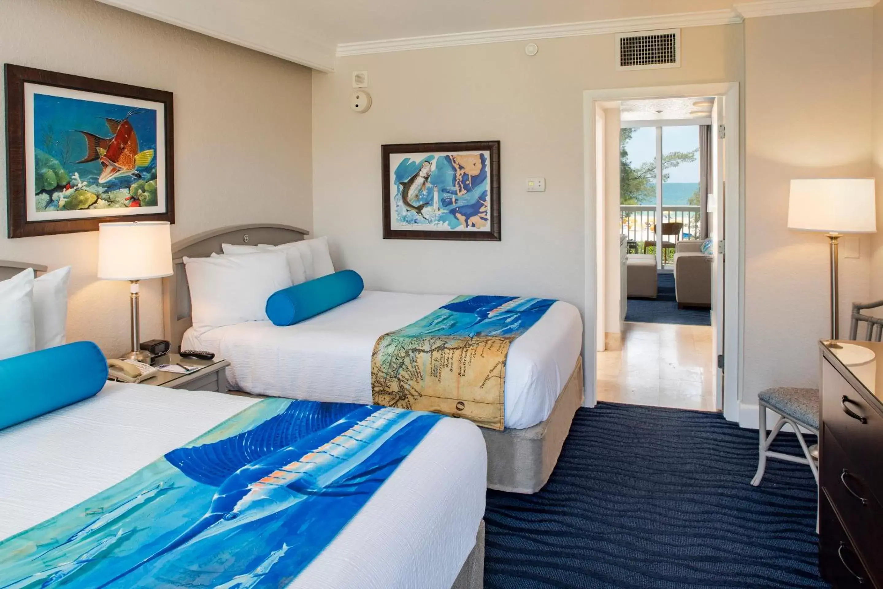 Bed in RumFish Beach Resort by TradeWinds