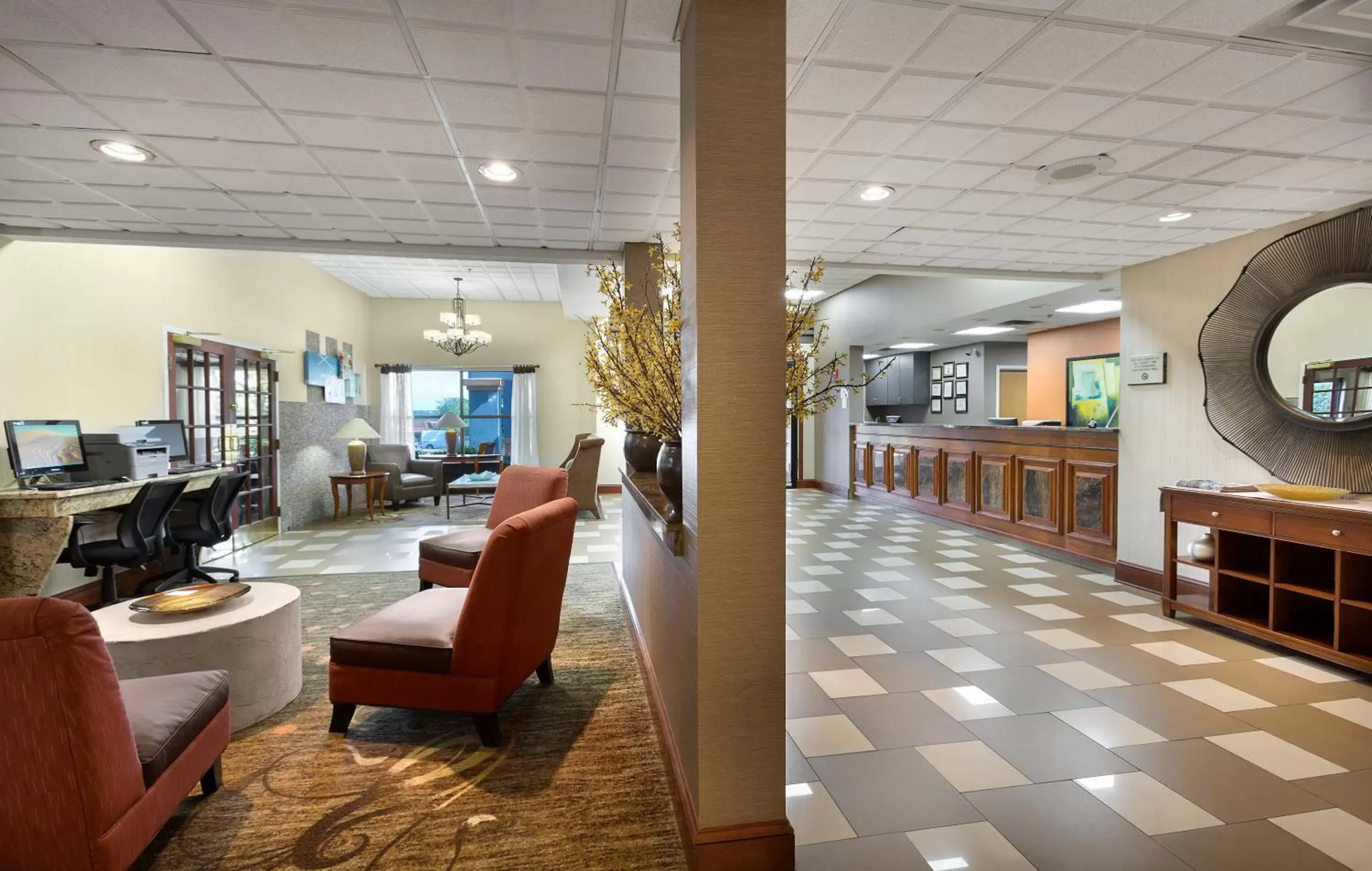 Lobby or reception, Lobby/Reception in Sky Point Hotel & Suites - Atlanta Airport