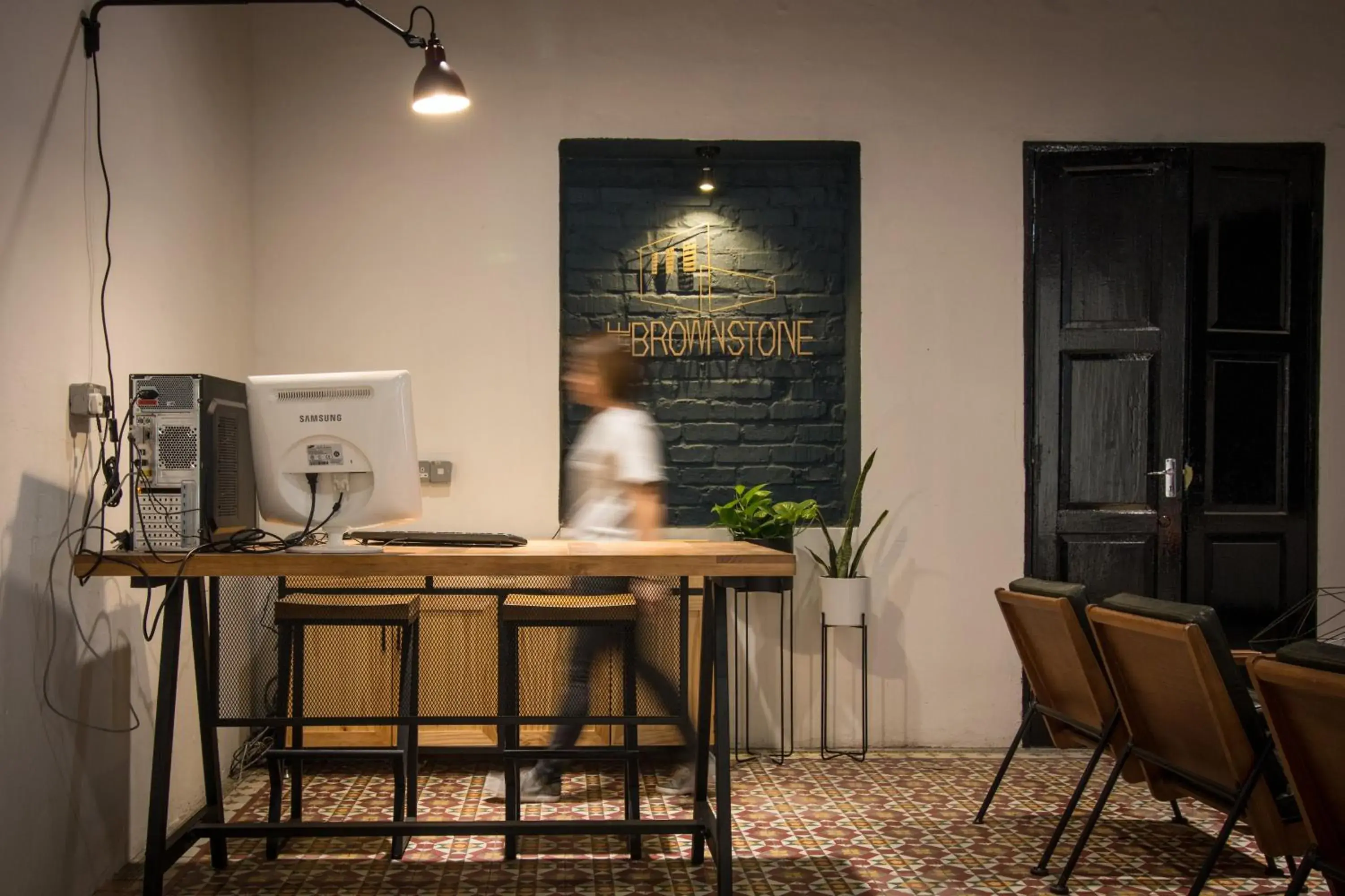 Lobby or reception in The Brownstone Hostel & Space