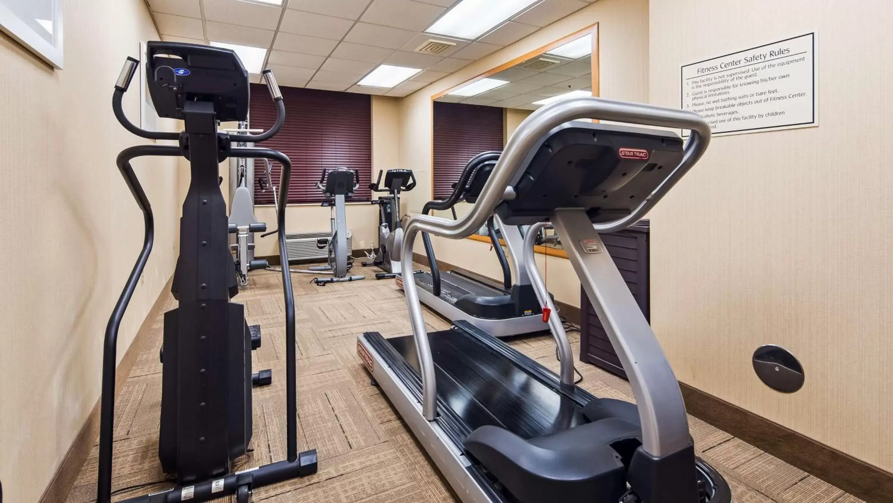 Fitness centre/facilities, Fitness Center/Facilities in Best Western Airport Inn & Suites Cleveland