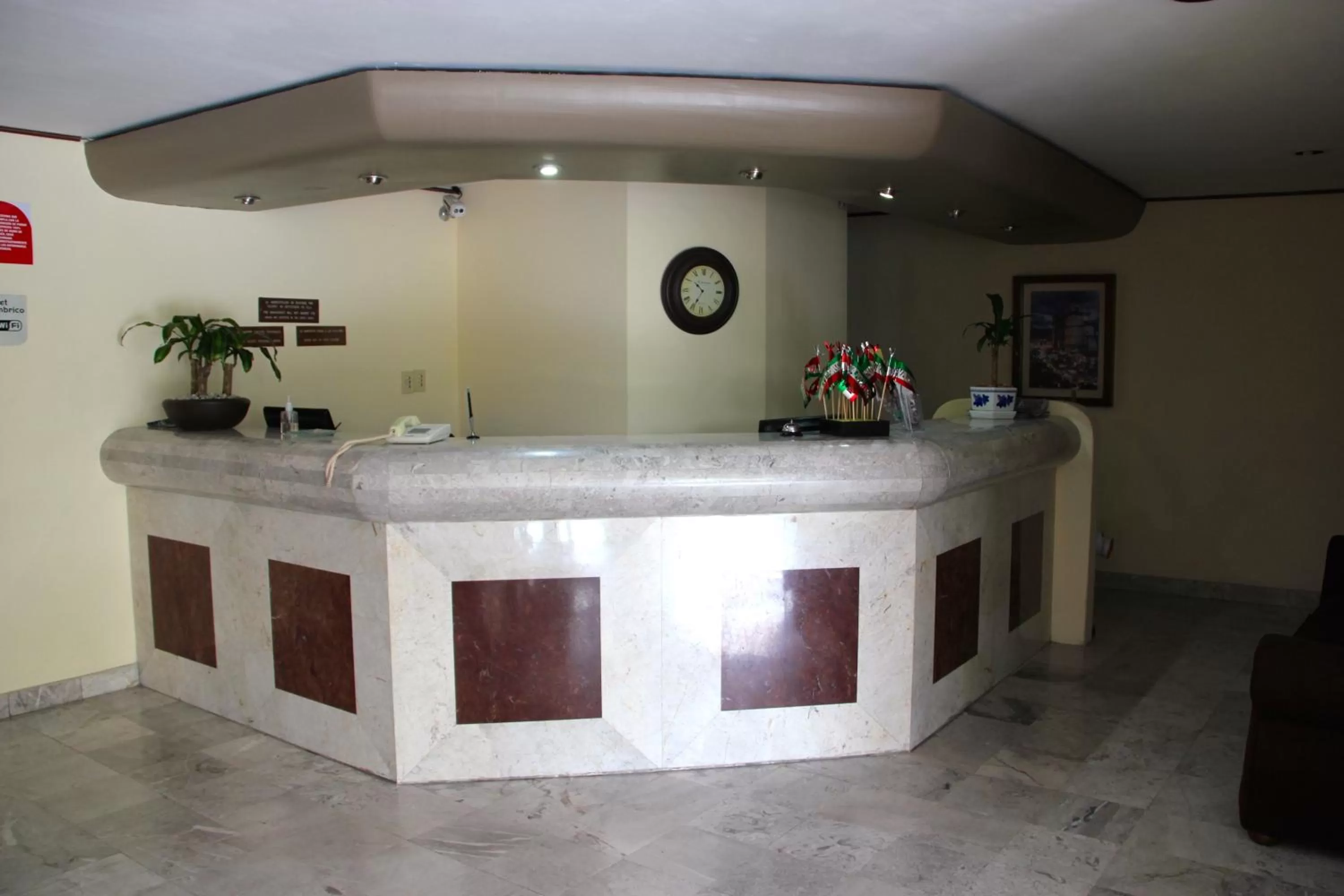 Lobby or reception in Hotel Tehuacan Plaza