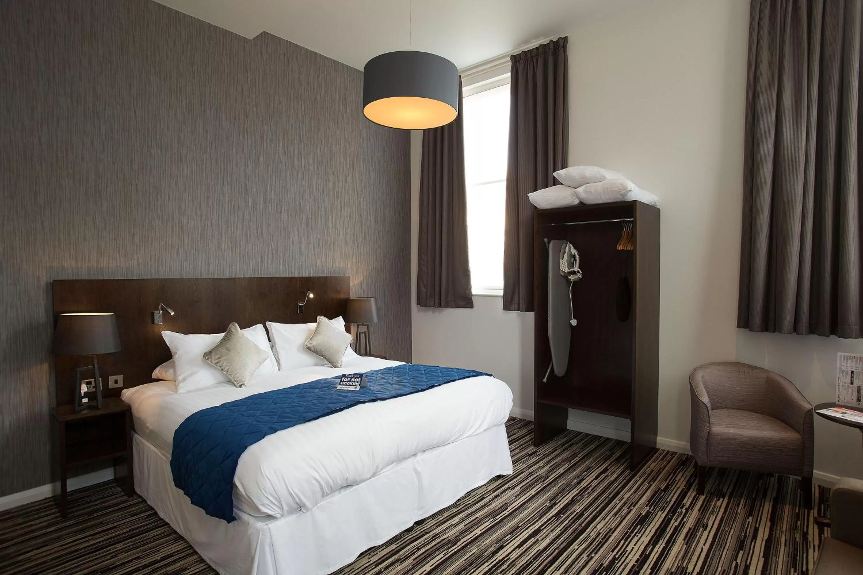 Shower, Bed in The Furness Railway Wetherspoon