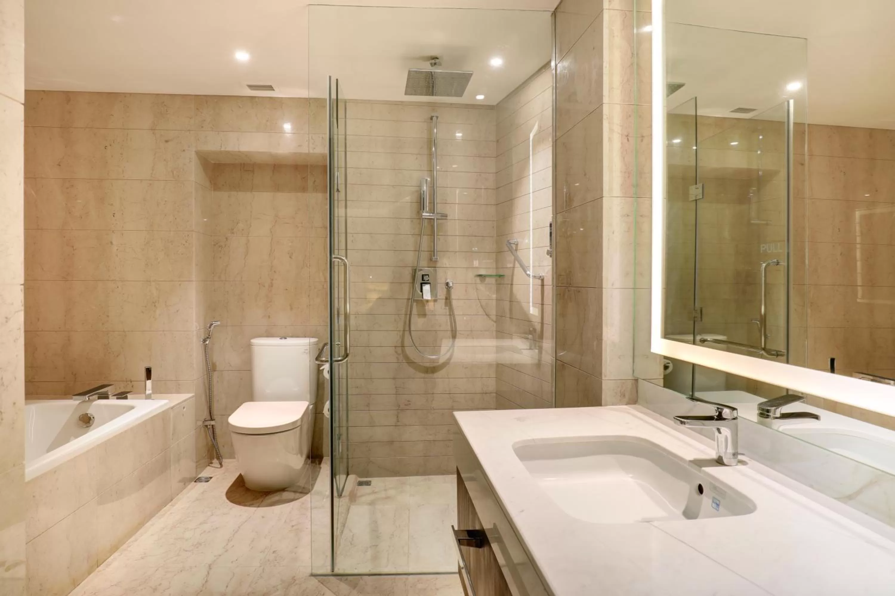 Bathroom in Crowne Plaza Dhaka Gulshan by IHG