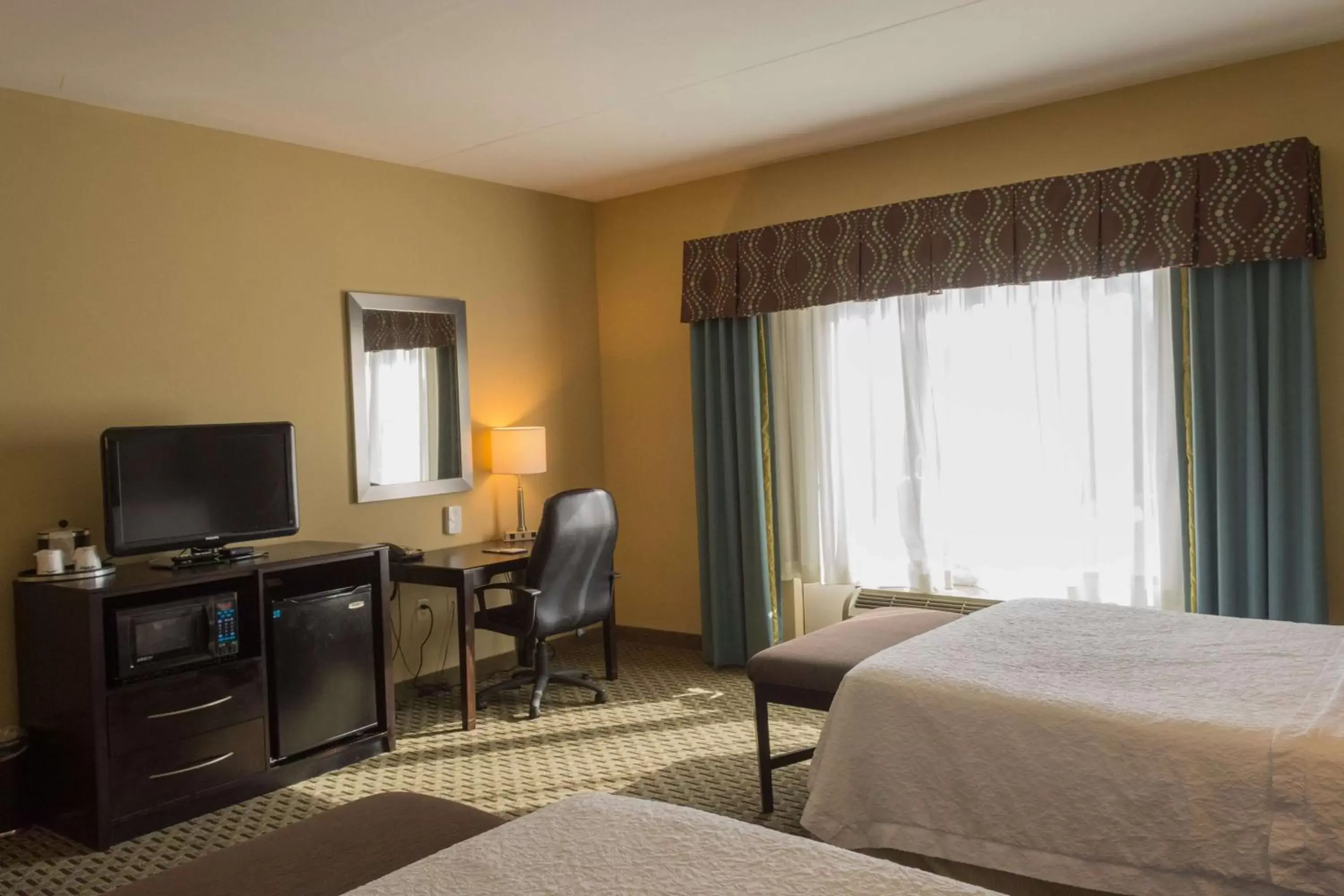 Bedroom, TV/Entertainment Center in Hampton Inn Dandridge