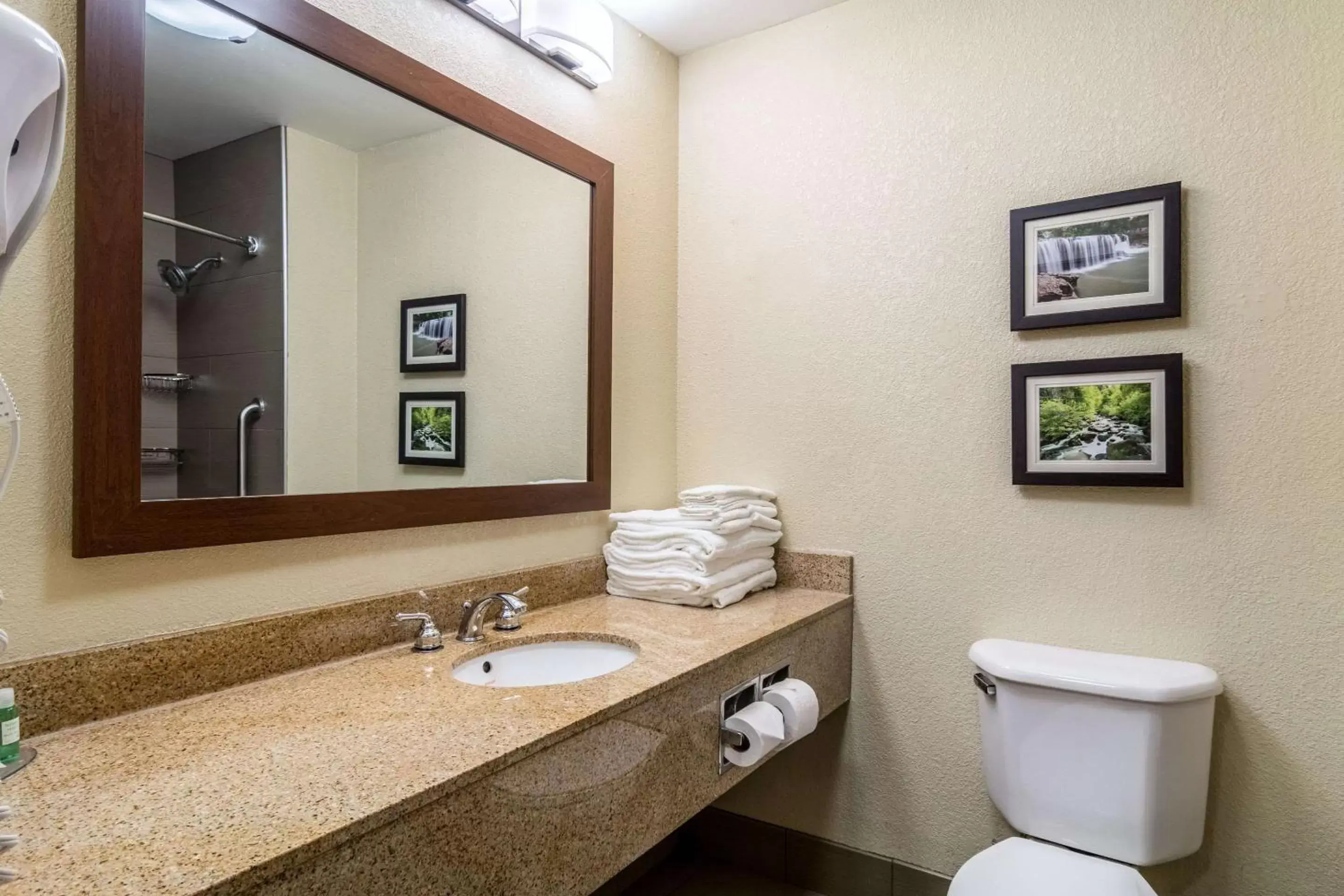 Photo of the whole room, Bathroom in Comfort Inn & Suites - Hannibal
