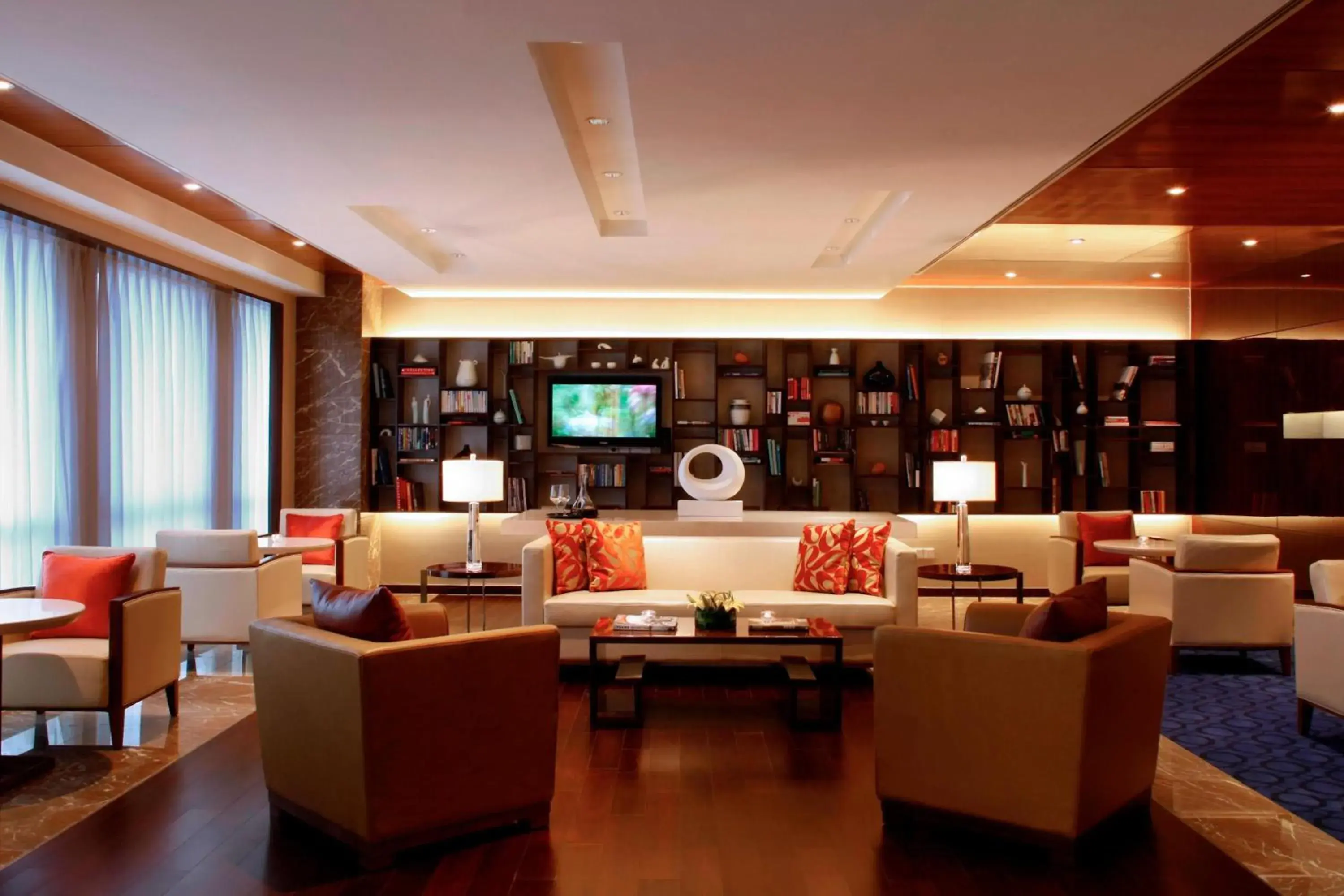 Lounge or bar, Lounge/Bar in Courtyard by Marriott Shanghai Jiading