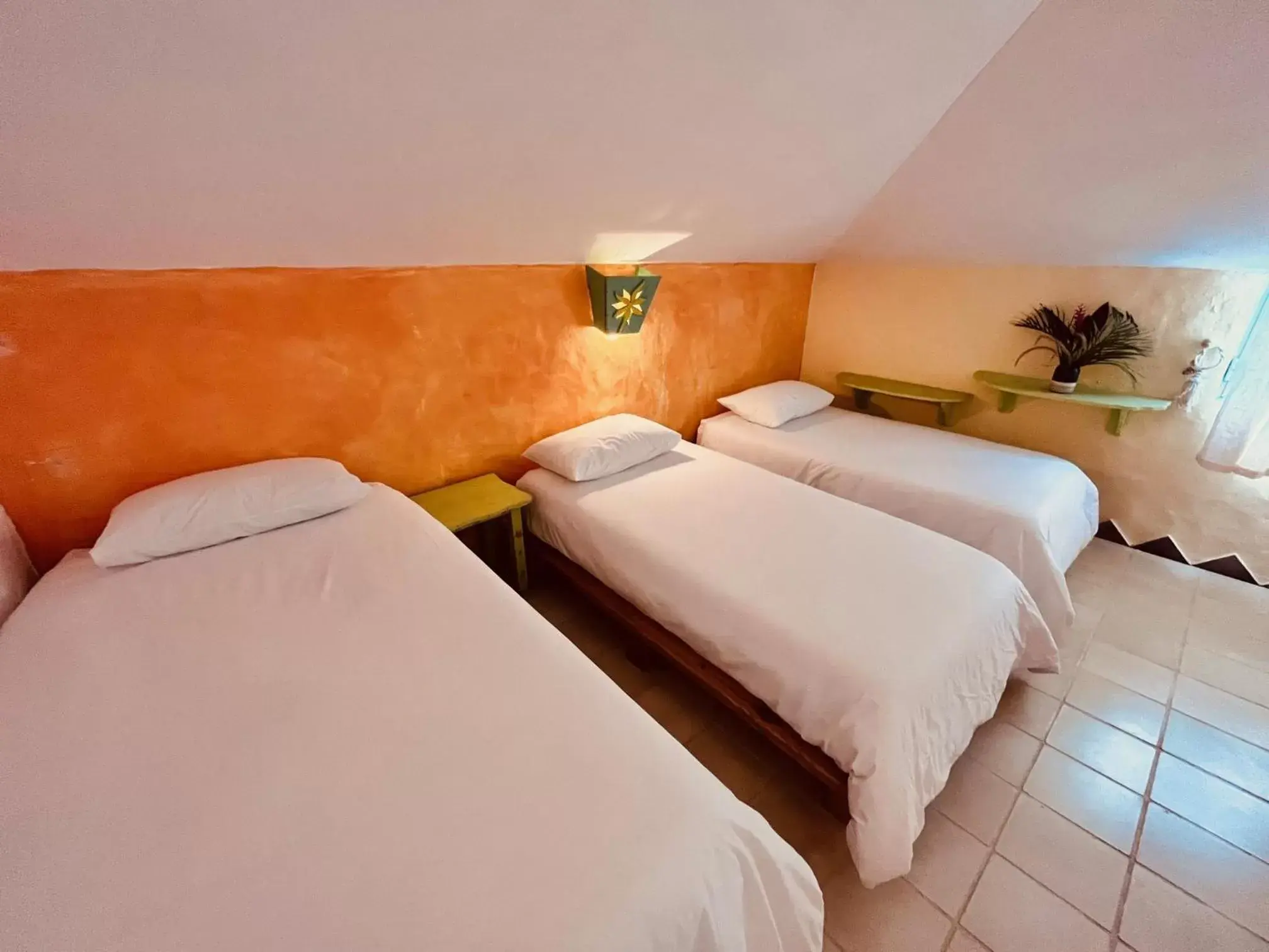 Bedroom, Bed in Hotel La Tortuga
