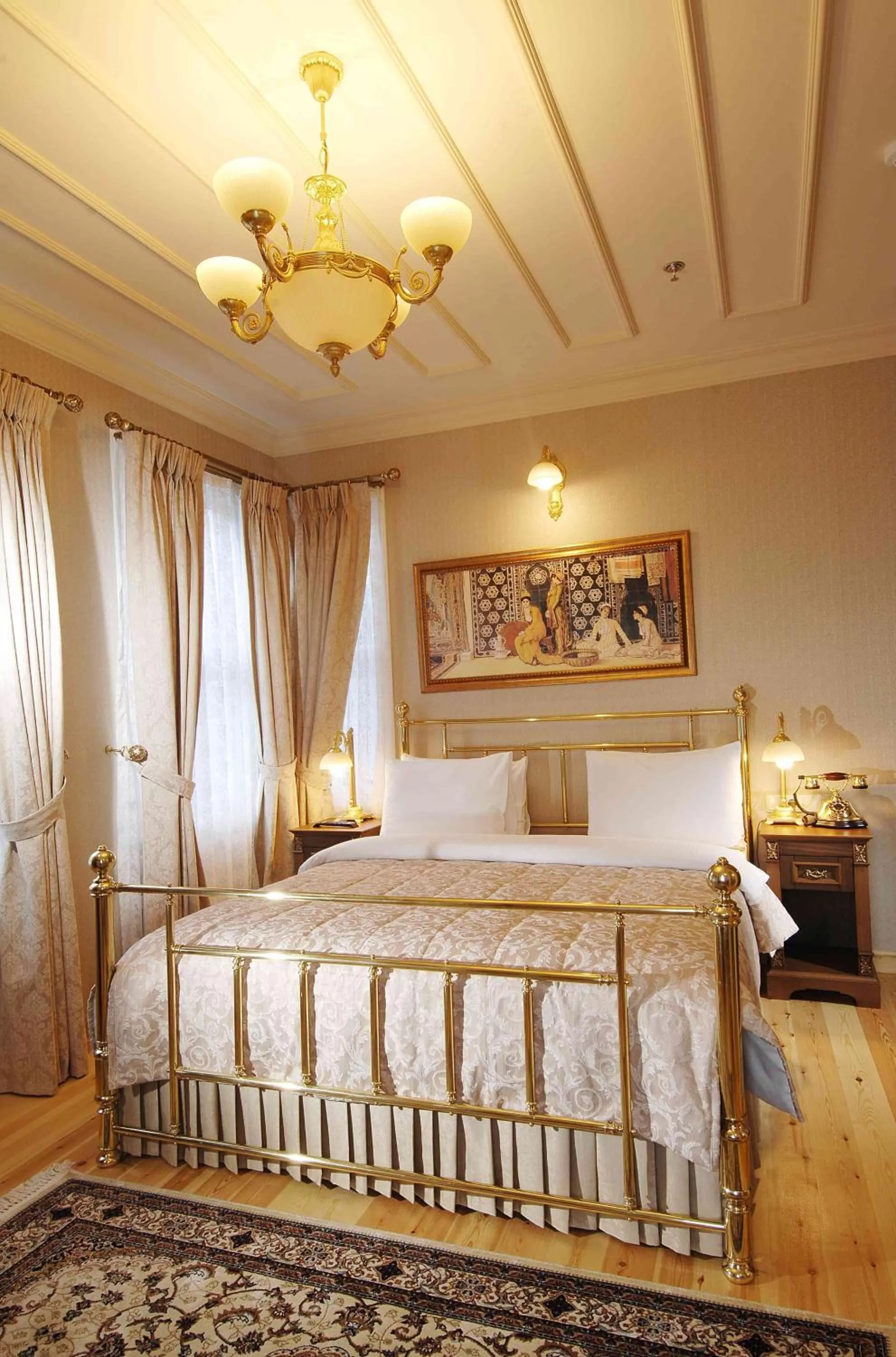 Bed in Darussaade Hotel Old City - Sultanahmet