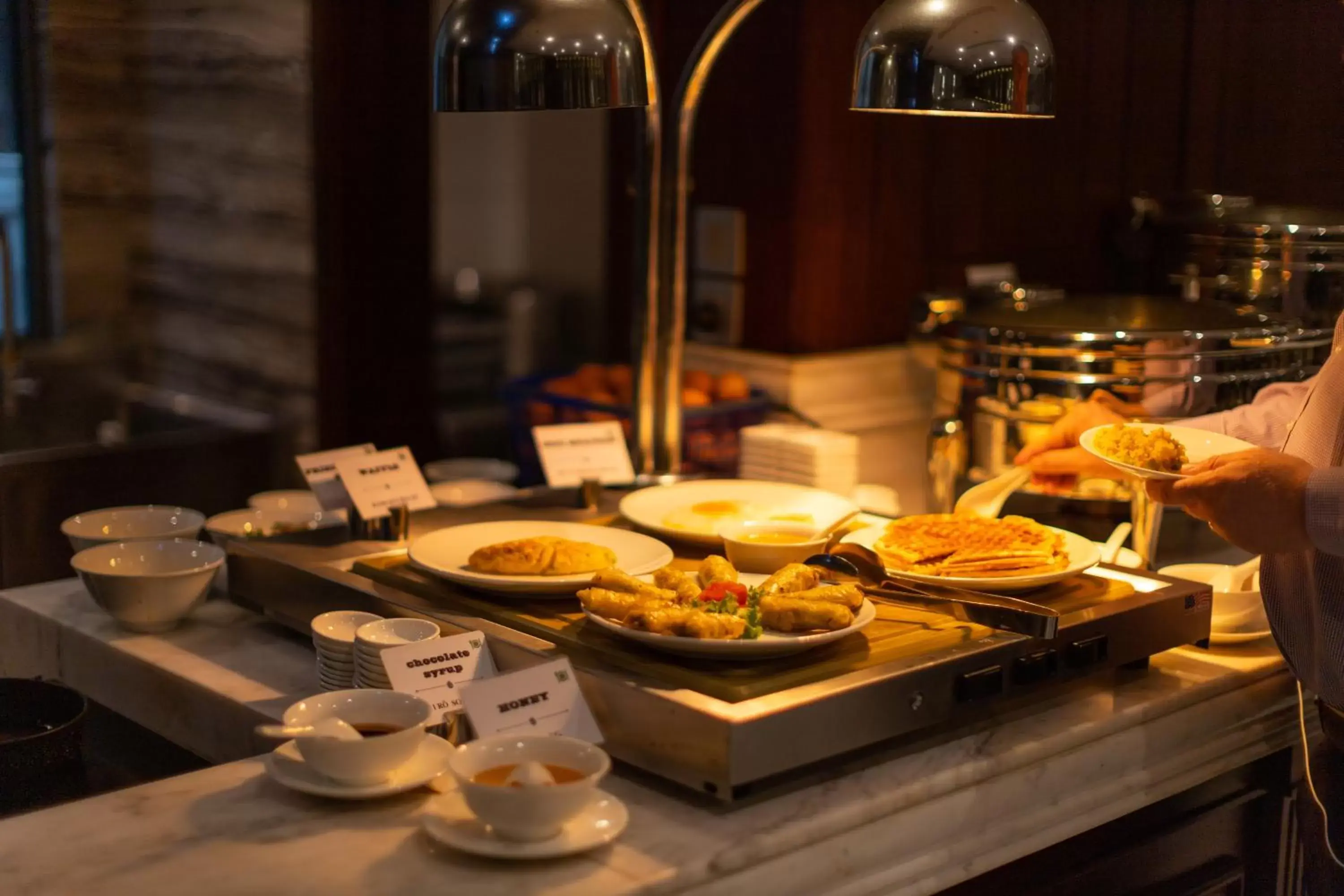 Buffet breakfast in The Lapis Hotel