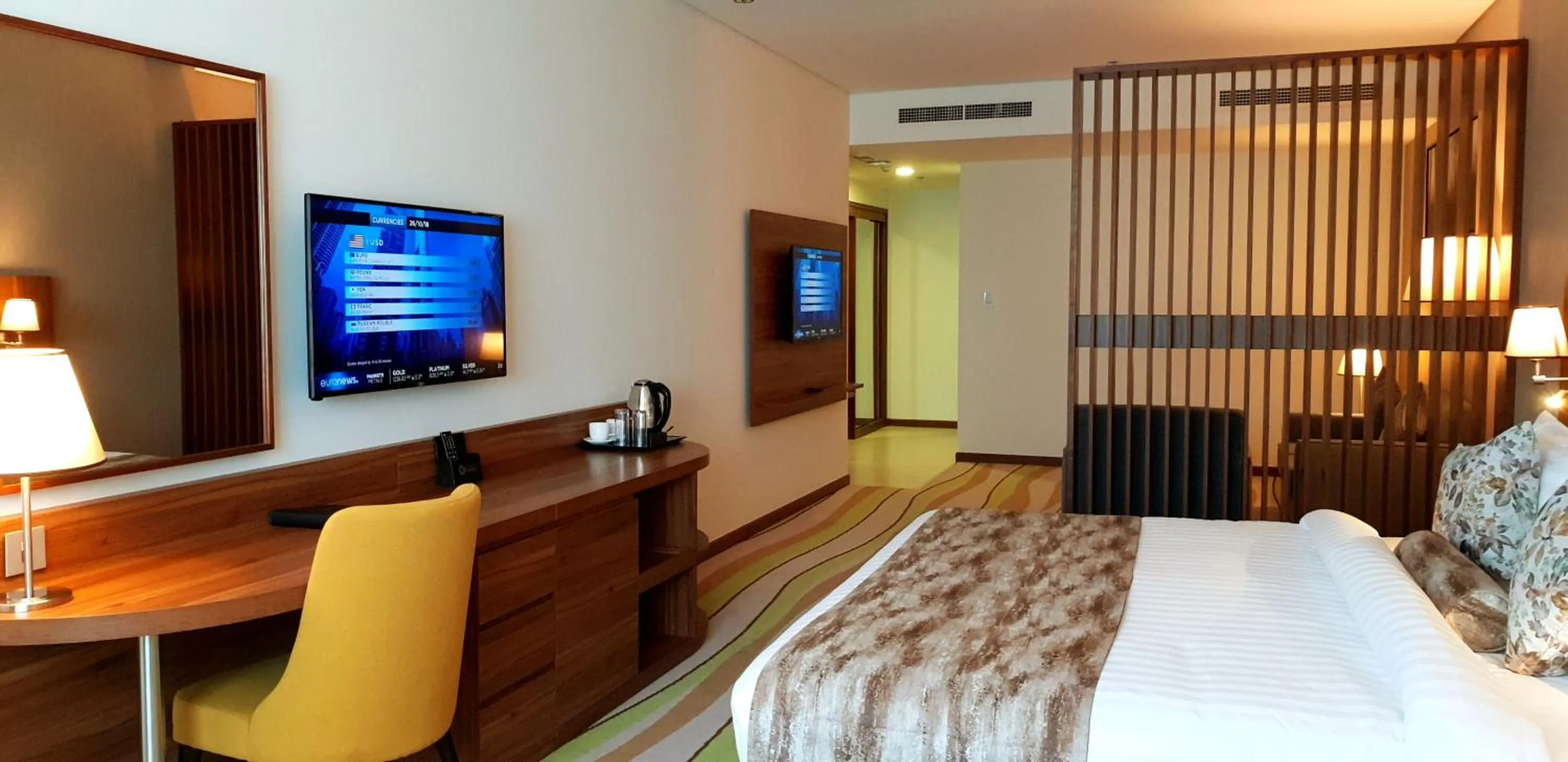 Bed in Jacob's Garden Hotel