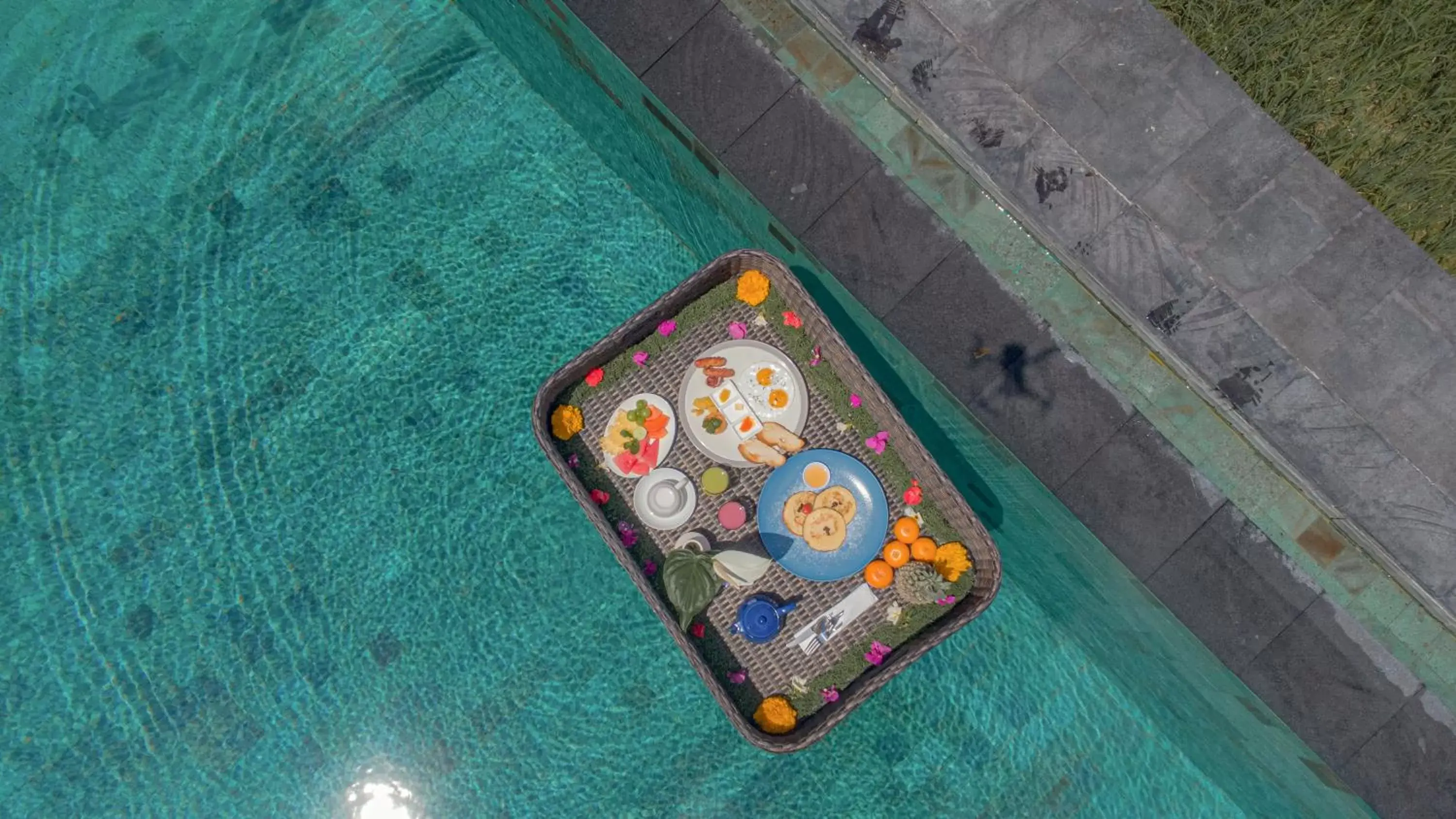 Food and drinks, Pool View in Artini Bisma Ubud Hotel