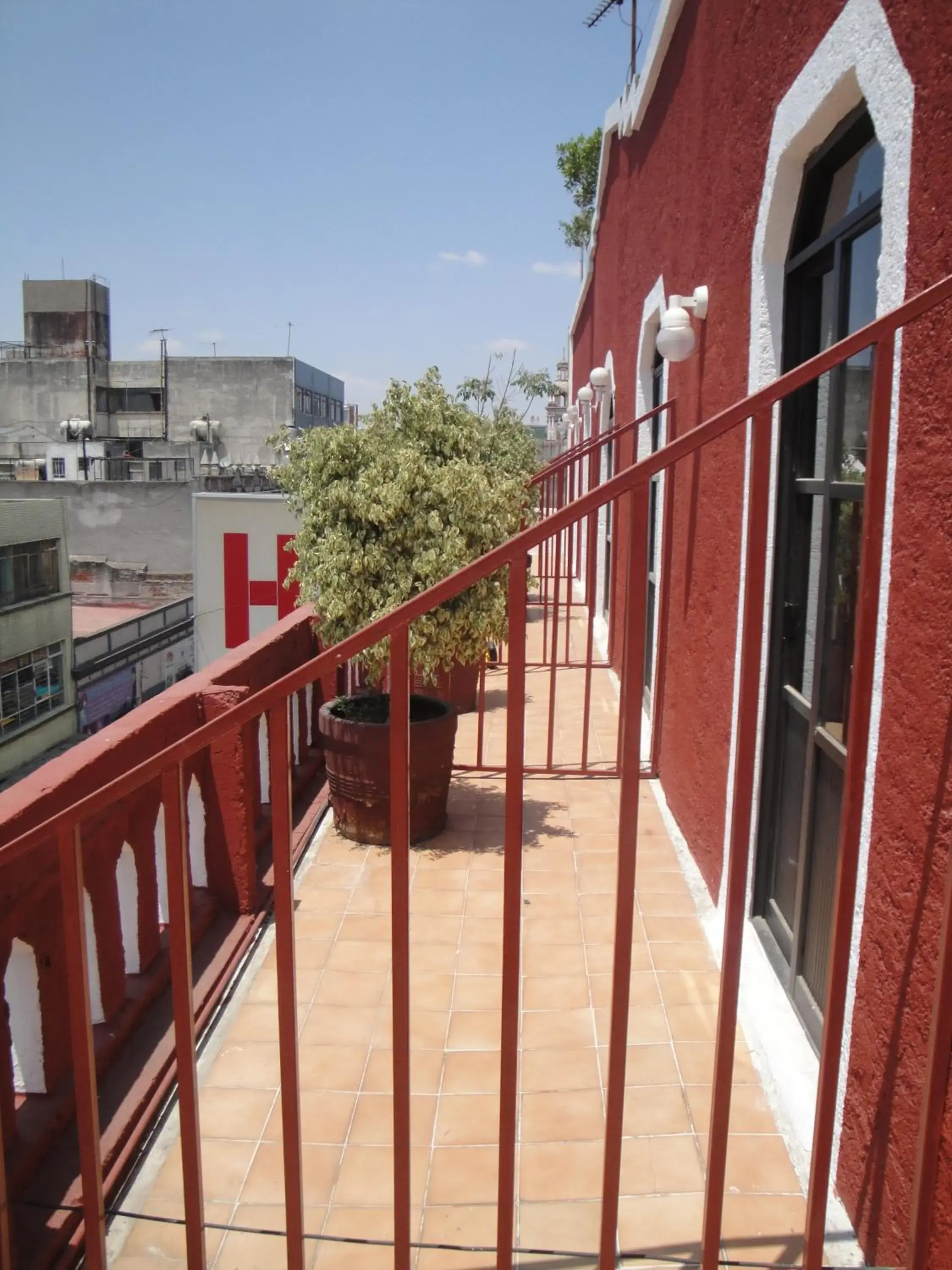 Bird's eye view in Hotel San Angel Bird's eye view in Hotel San Angel