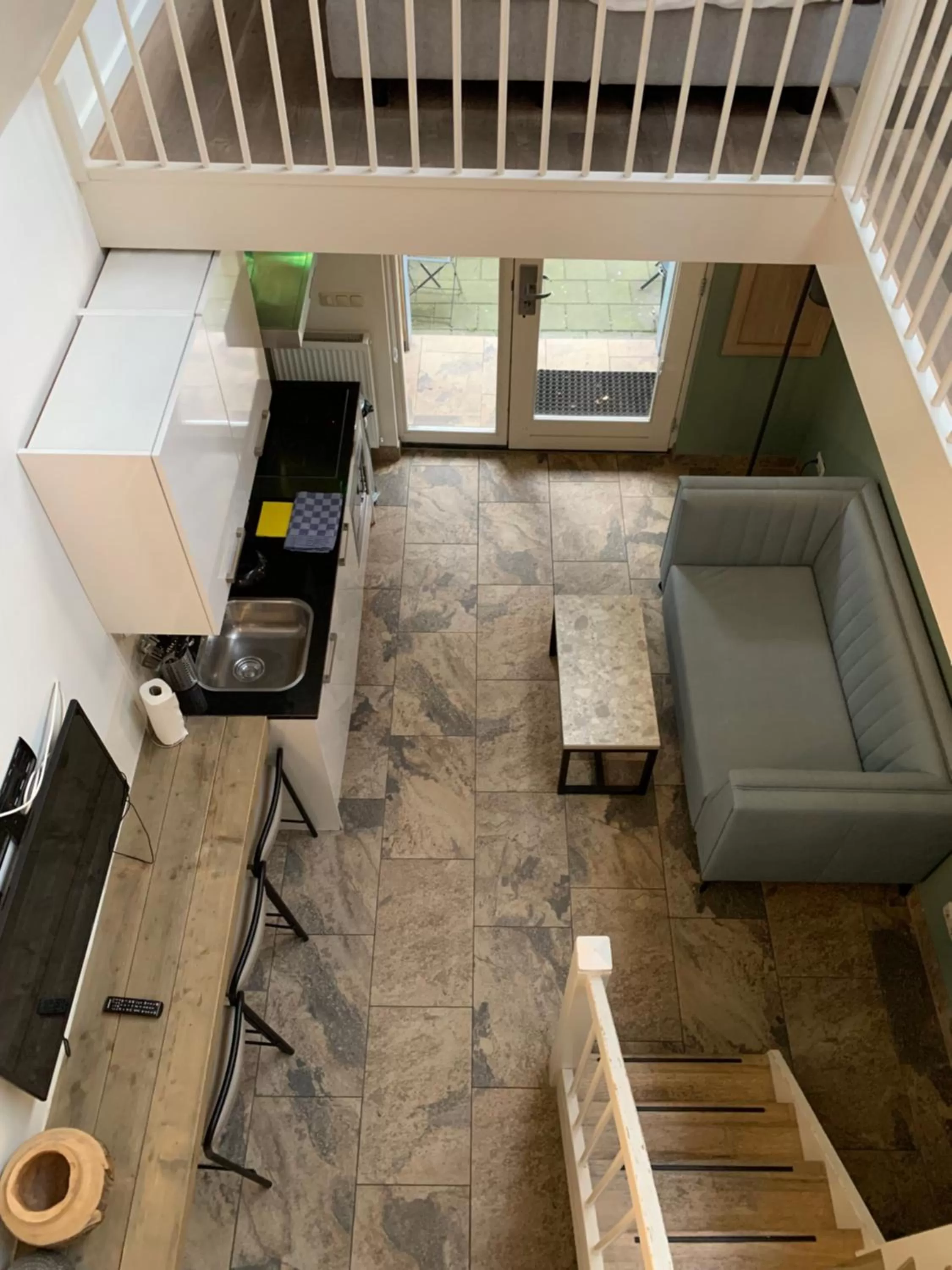 Living room in Plantage Garden Apartments