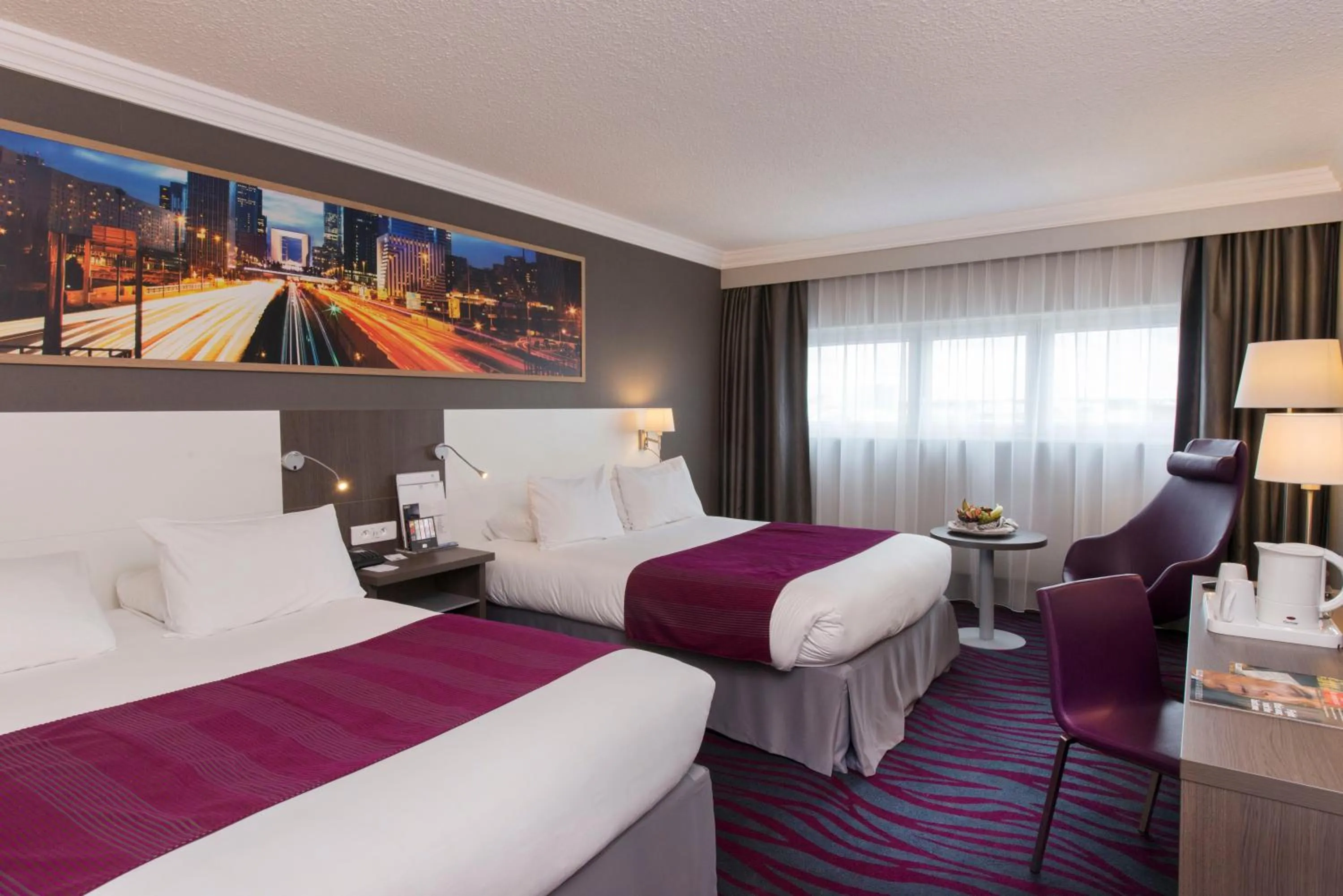 Bathroom, Bed in Best Western Plus Paris Orly Airport