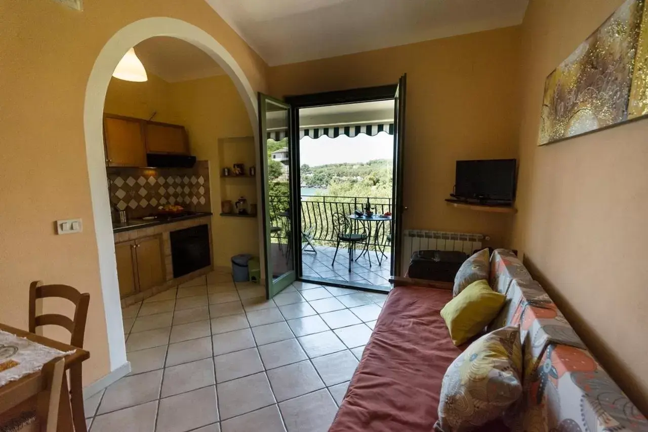 Living room, Seating Area in Residence Torre Delle Viole