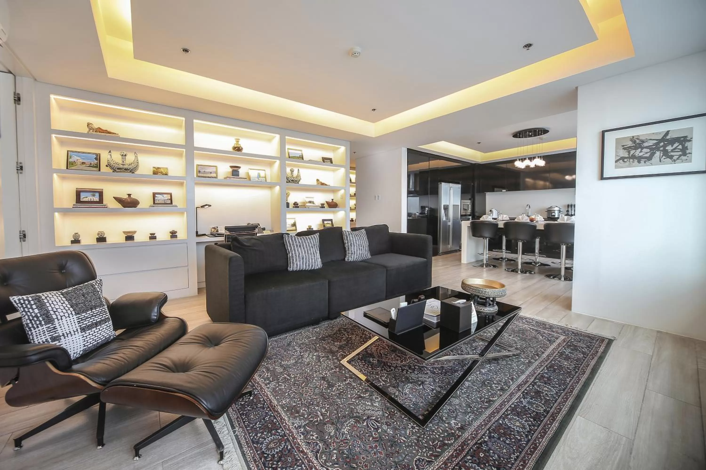 Living room in The Alpha Suites