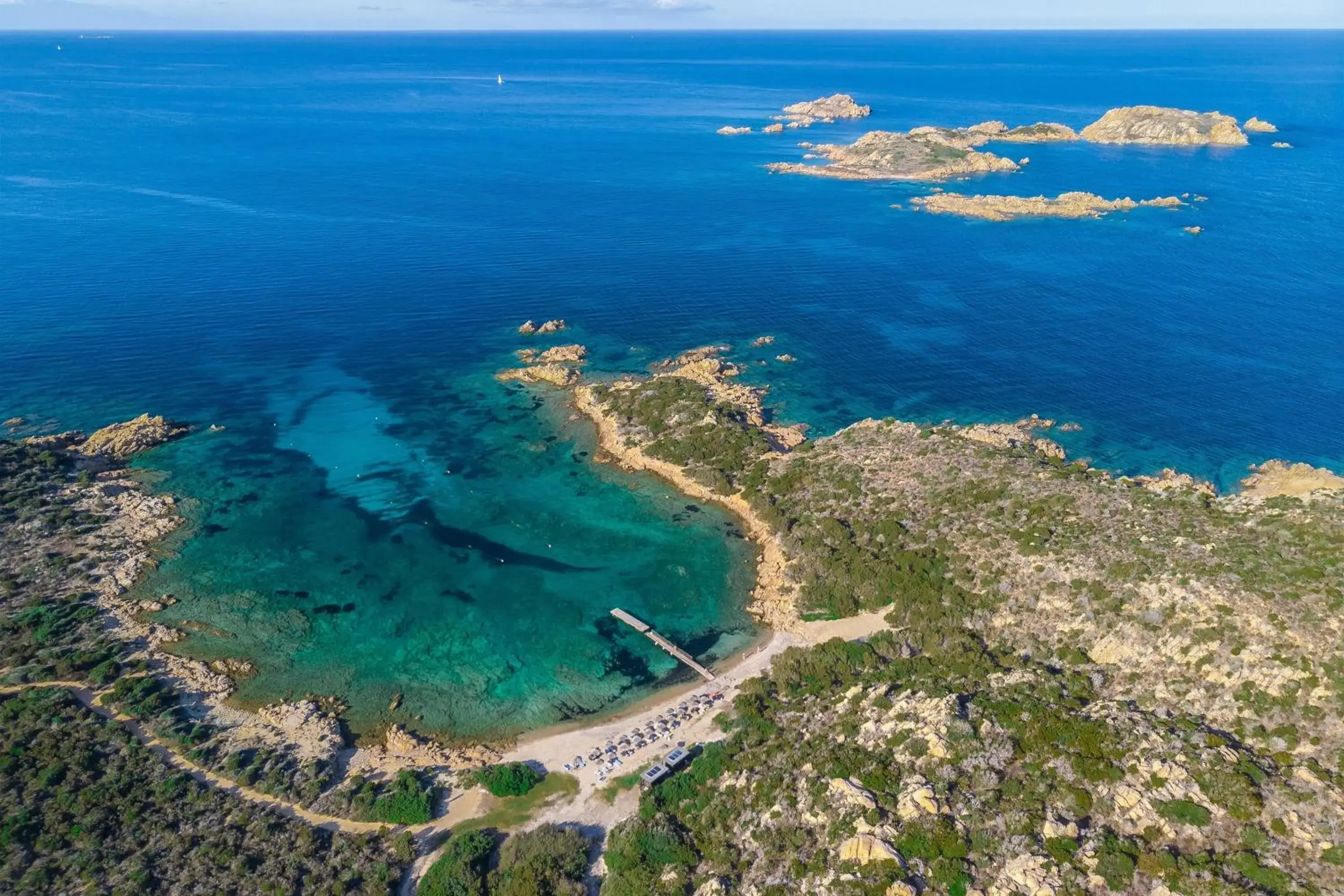 Beach, Bird's-eye View in Cervo Hotel, Costa Smeralda Resort