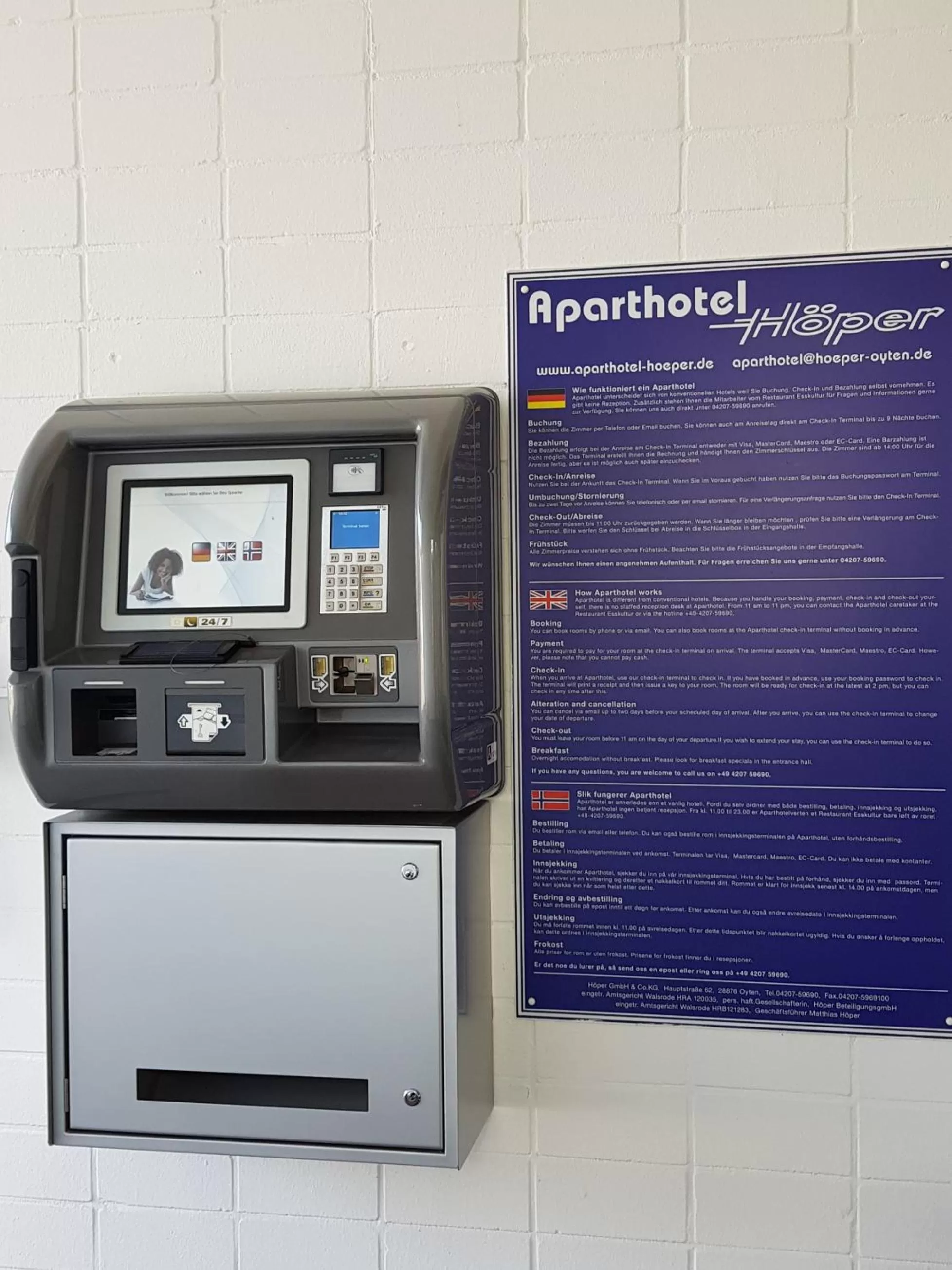 Facade/entrance in Aparthotel Höper