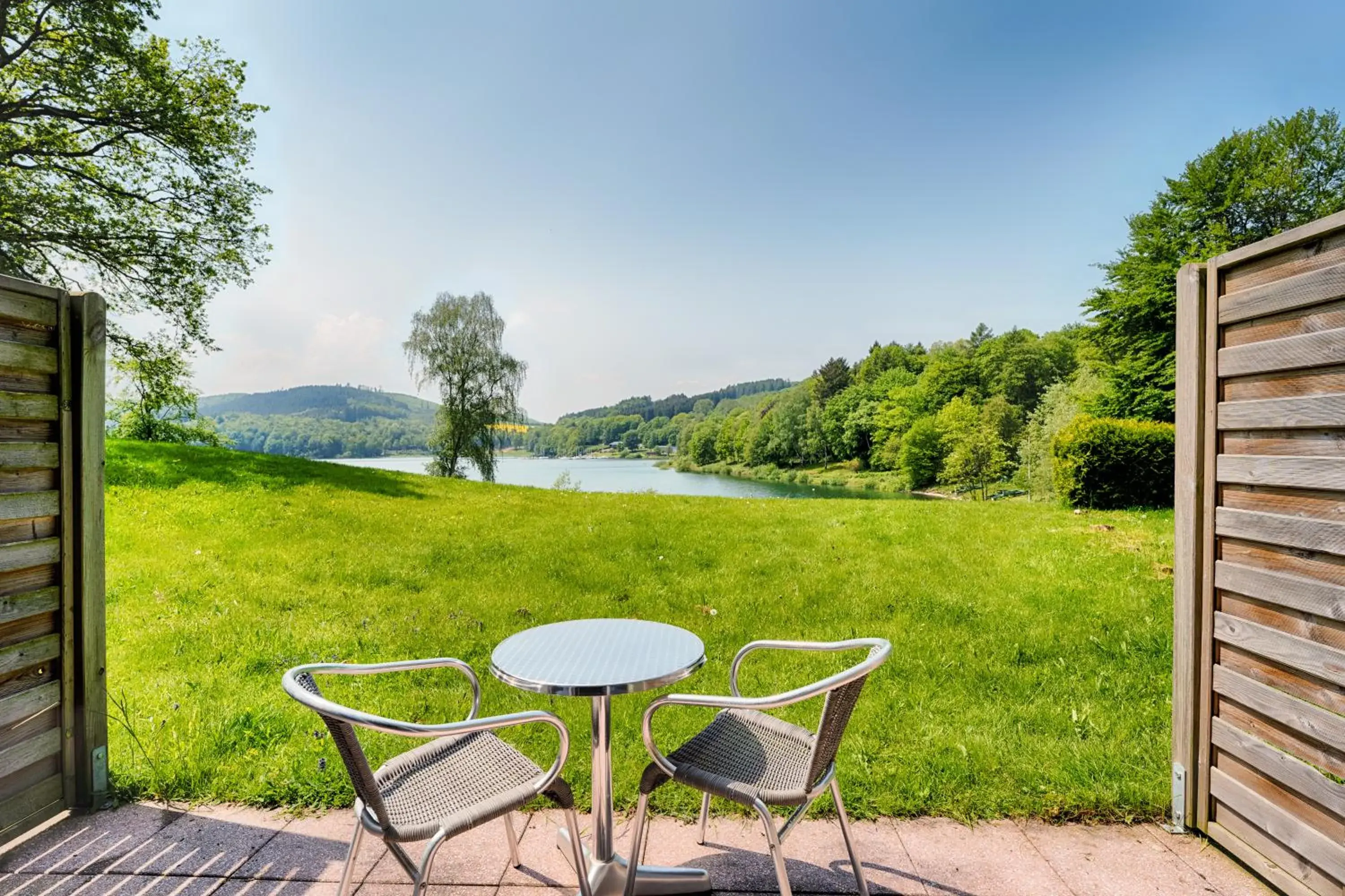 Balcony/Terrace, Garden in Welcome Hotel Meschede Hennesee