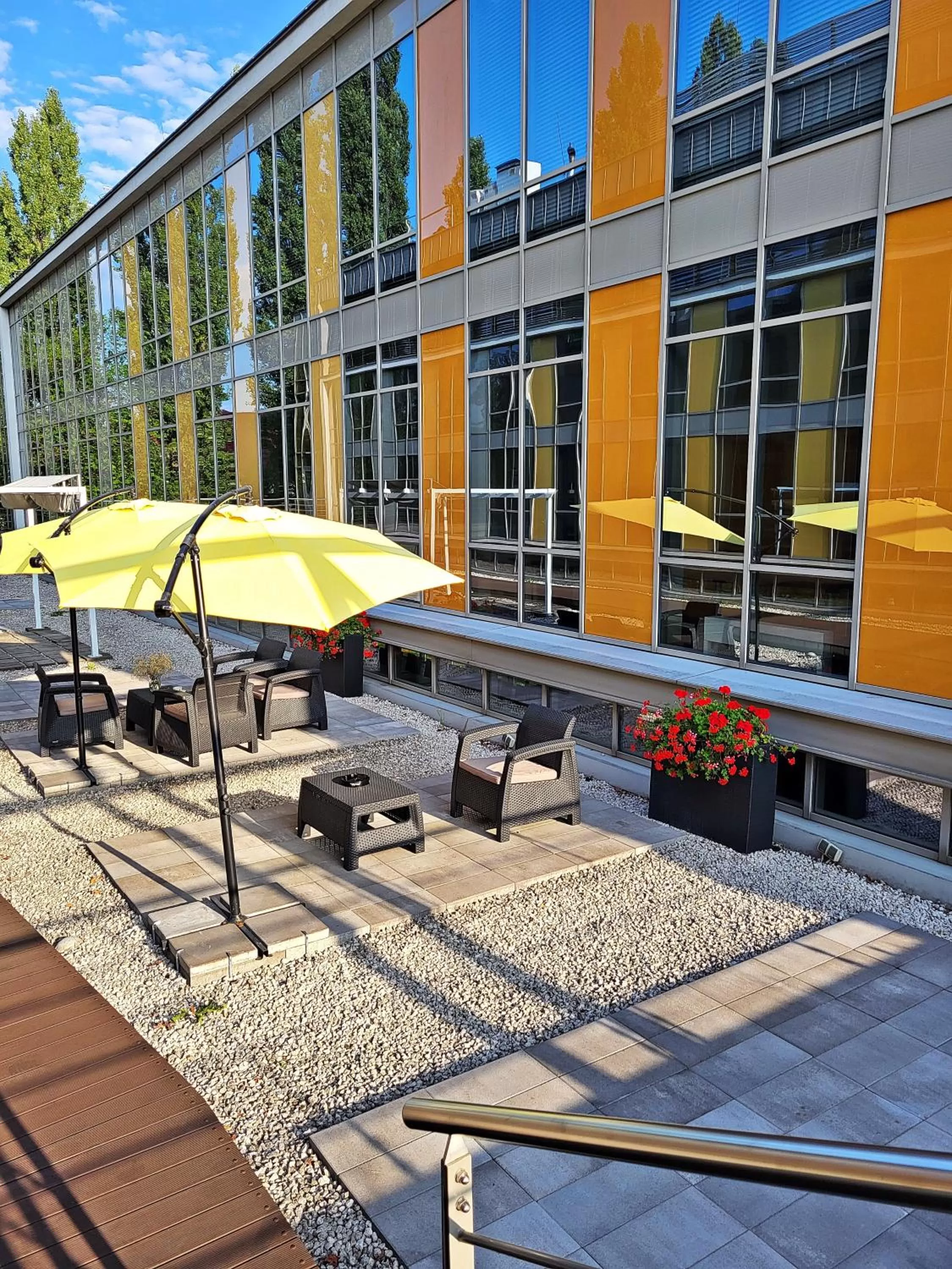 Patio in Hotel Forza