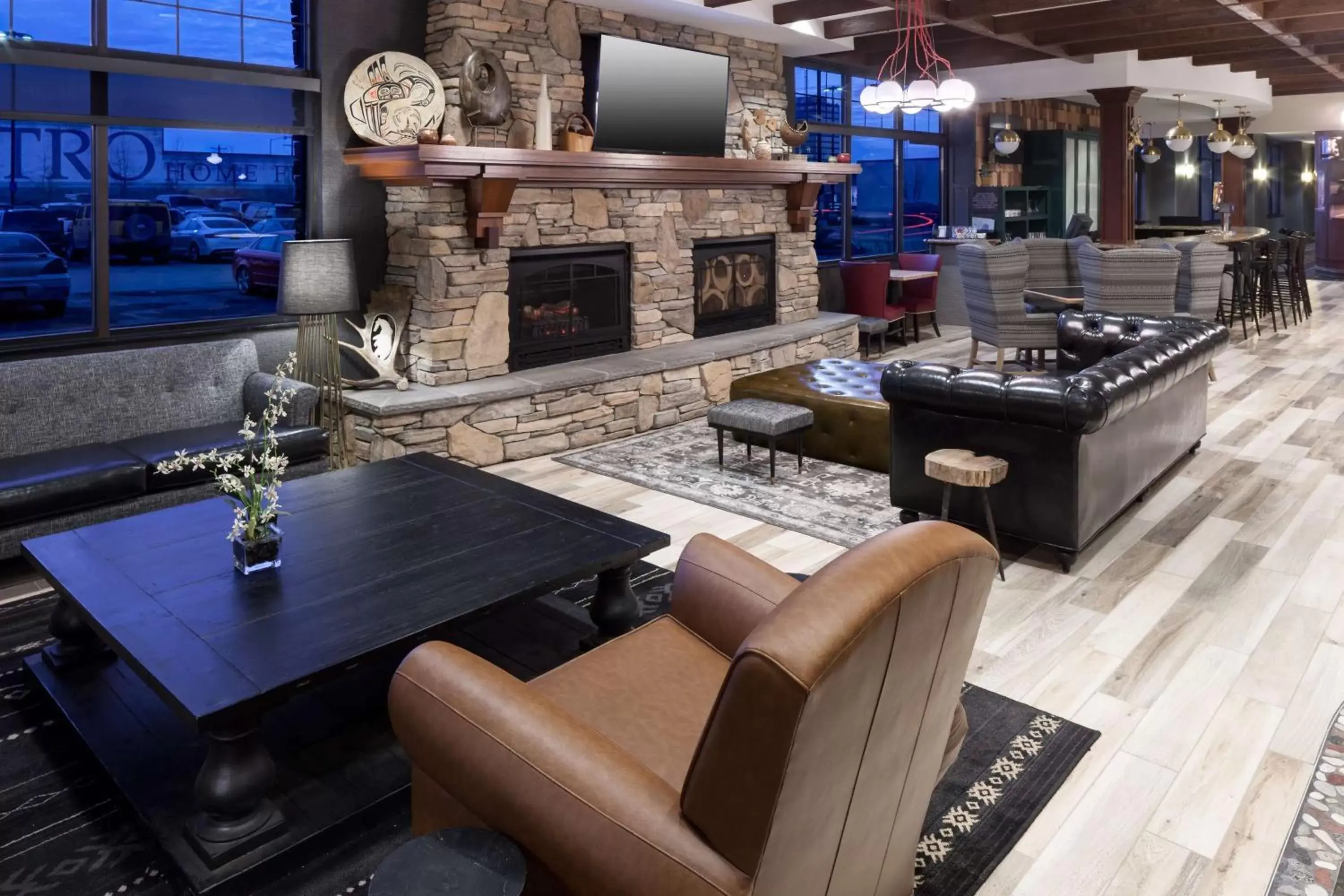 Lobby or reception in Embassy Suites Anchorage Lobby or reception in Embassy Suites Anchorage