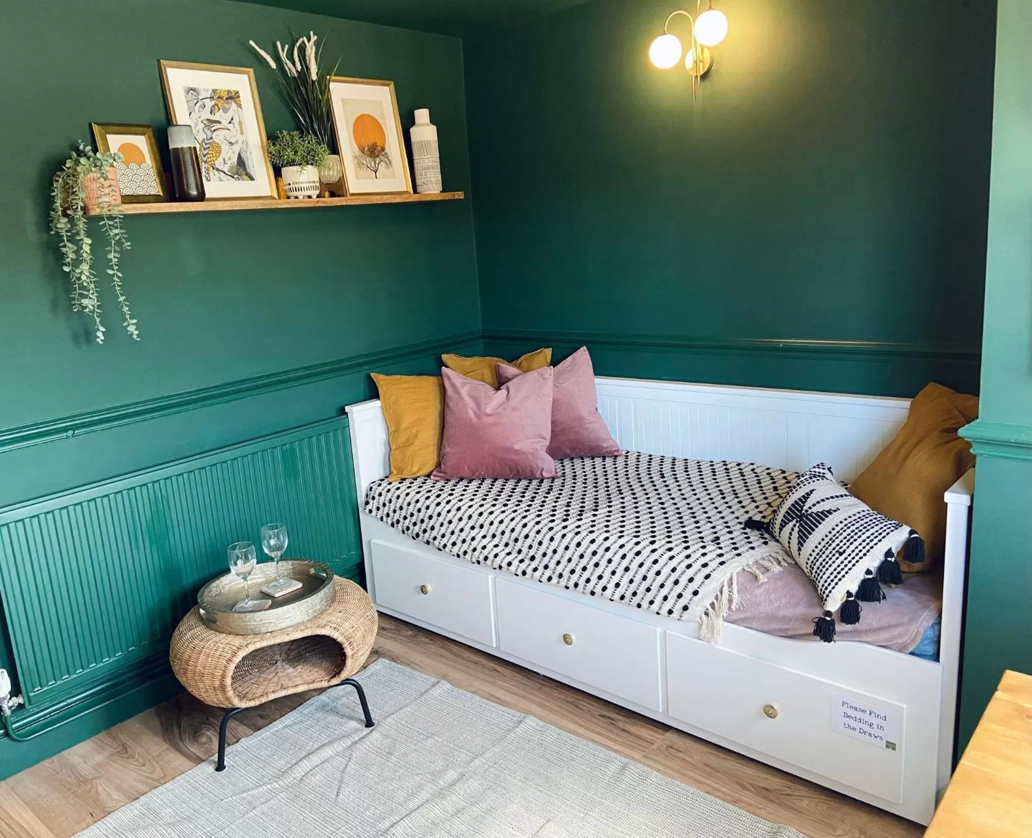 Bed in The Riverside Rooms