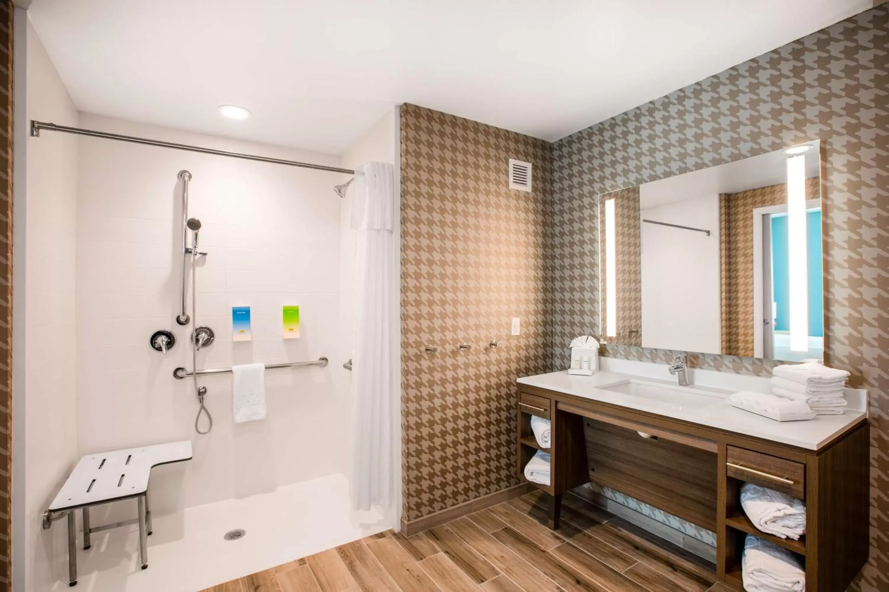 Bathroom in Home2 Suites By Hilton Carlsbad, Ca