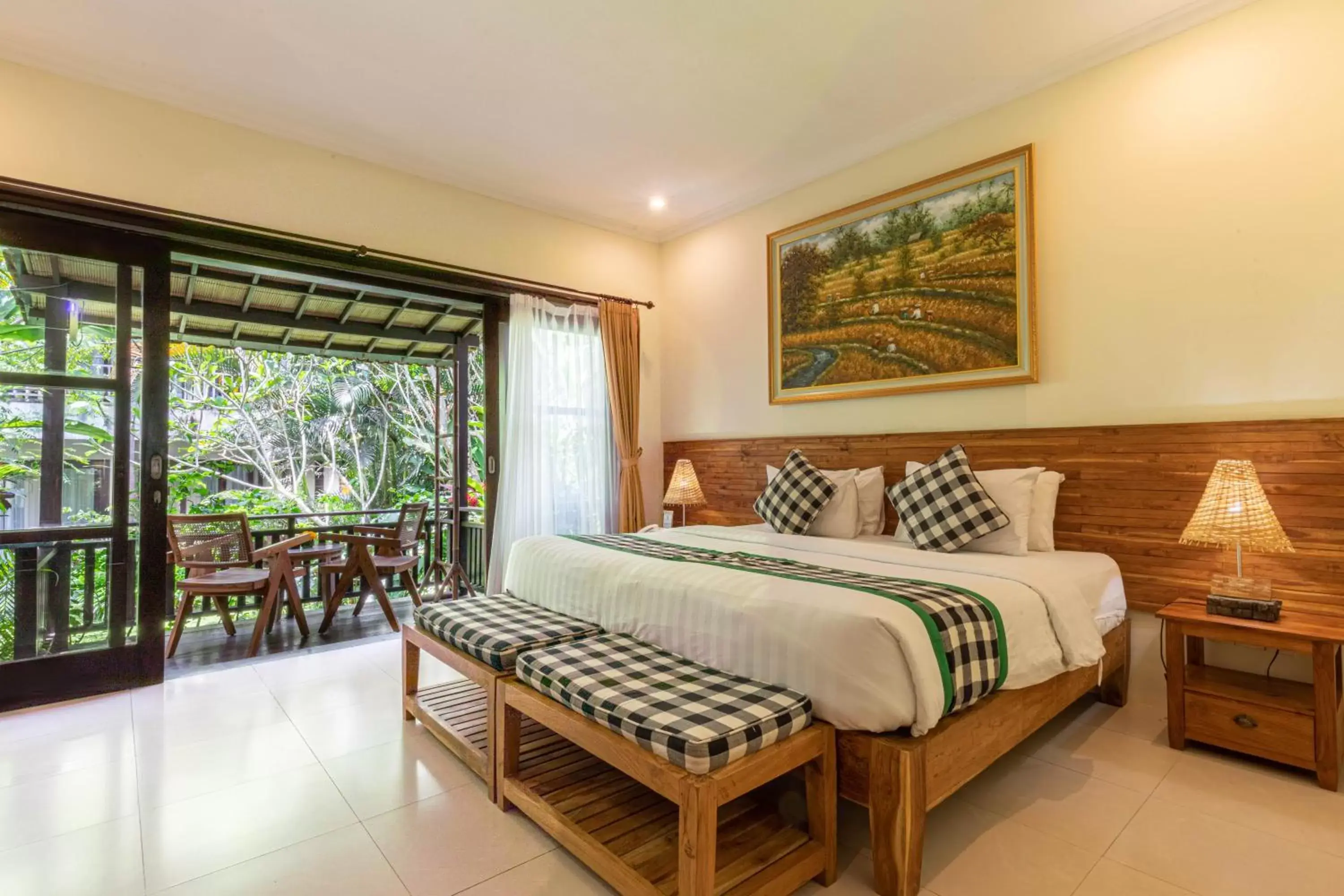 Bed in Meruhdani Boutique Hotel Ubud