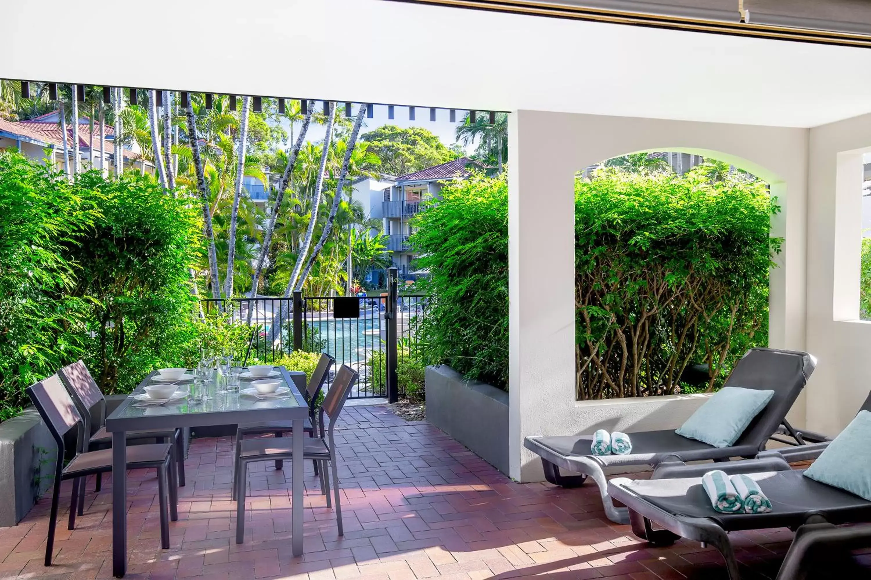 Two-Bedroom Poolside in Mantra French Quarter Noosa Two-Bedroom Poolside in Mantra French Quarter Noosa